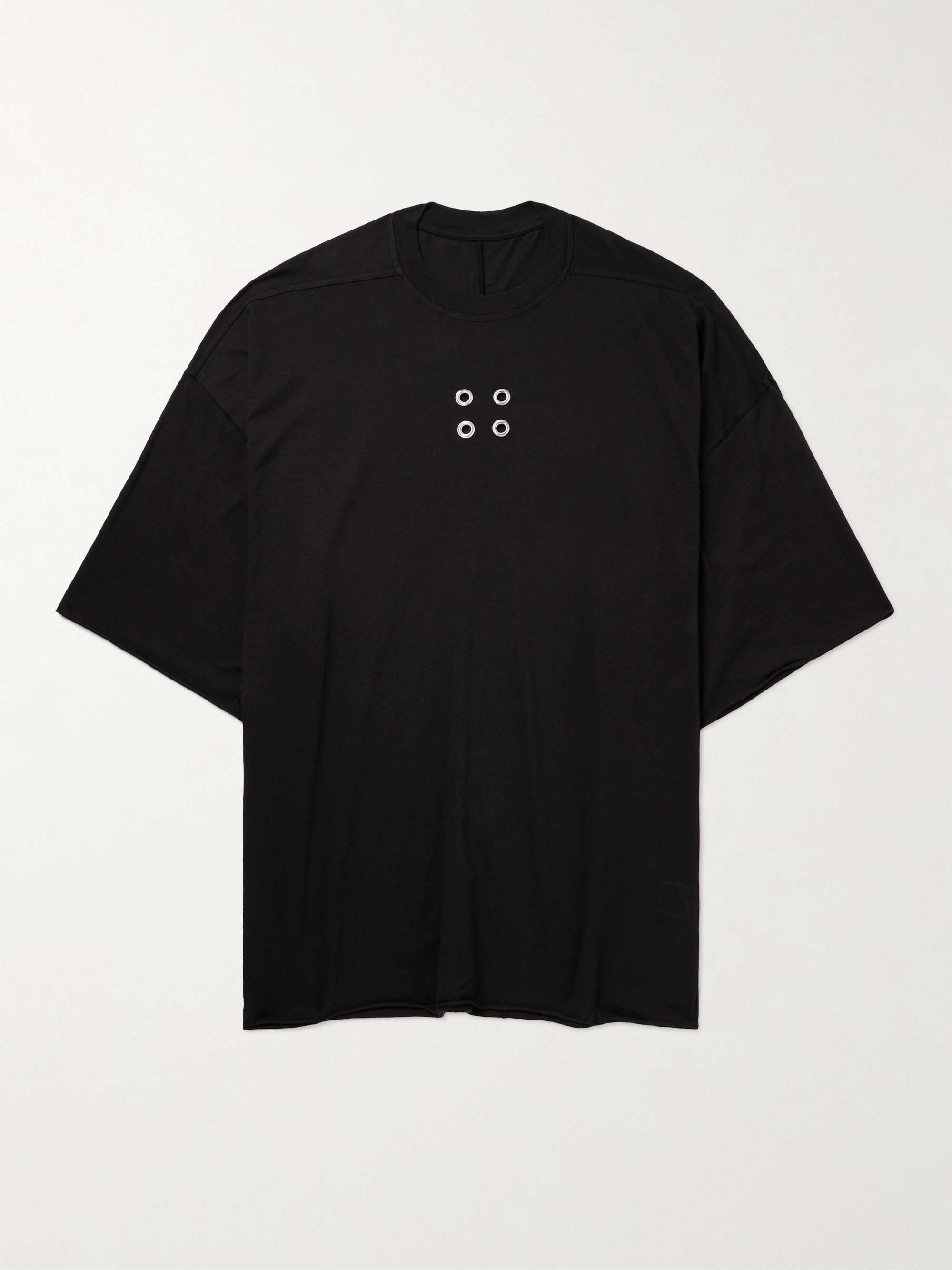 DRKSHDW BY RICK OWENS Tommy Embellished Cotton-Jersey T-Shirt for