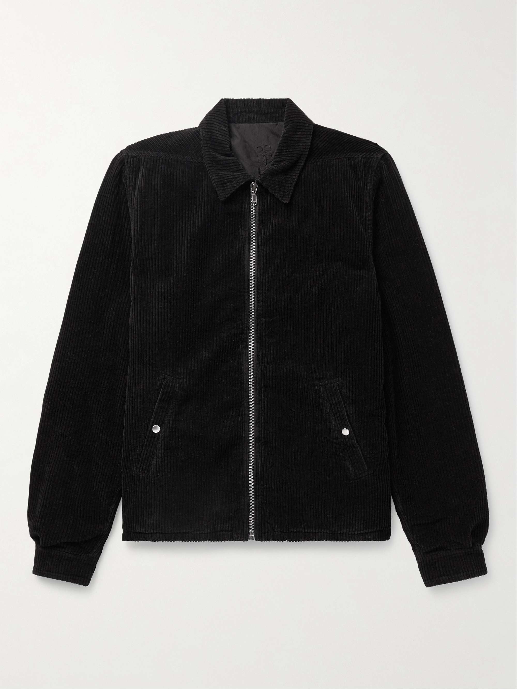 DRKSHDW BY RICK OWENS Padded Cotton-Corduroy Bomber Jacket for Men | MR ...