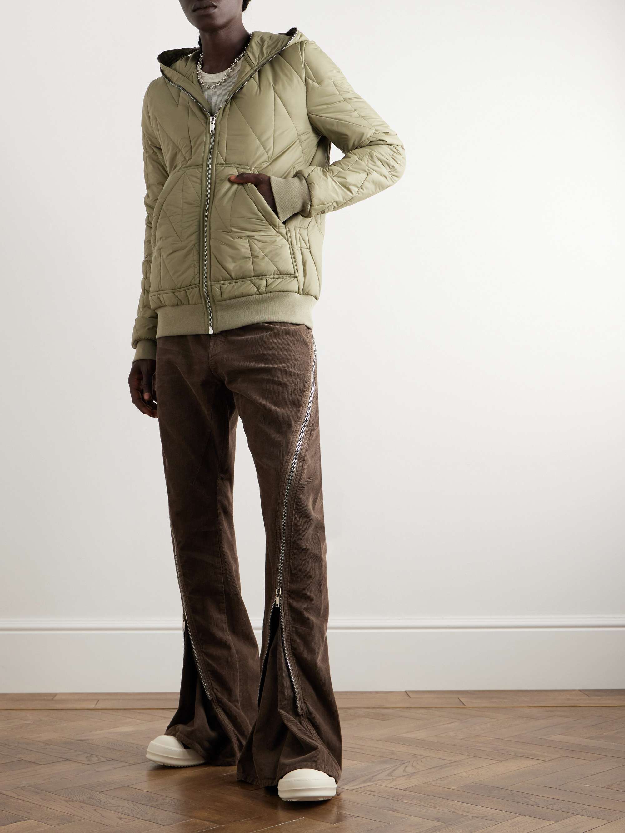 rick owens hooded jacket