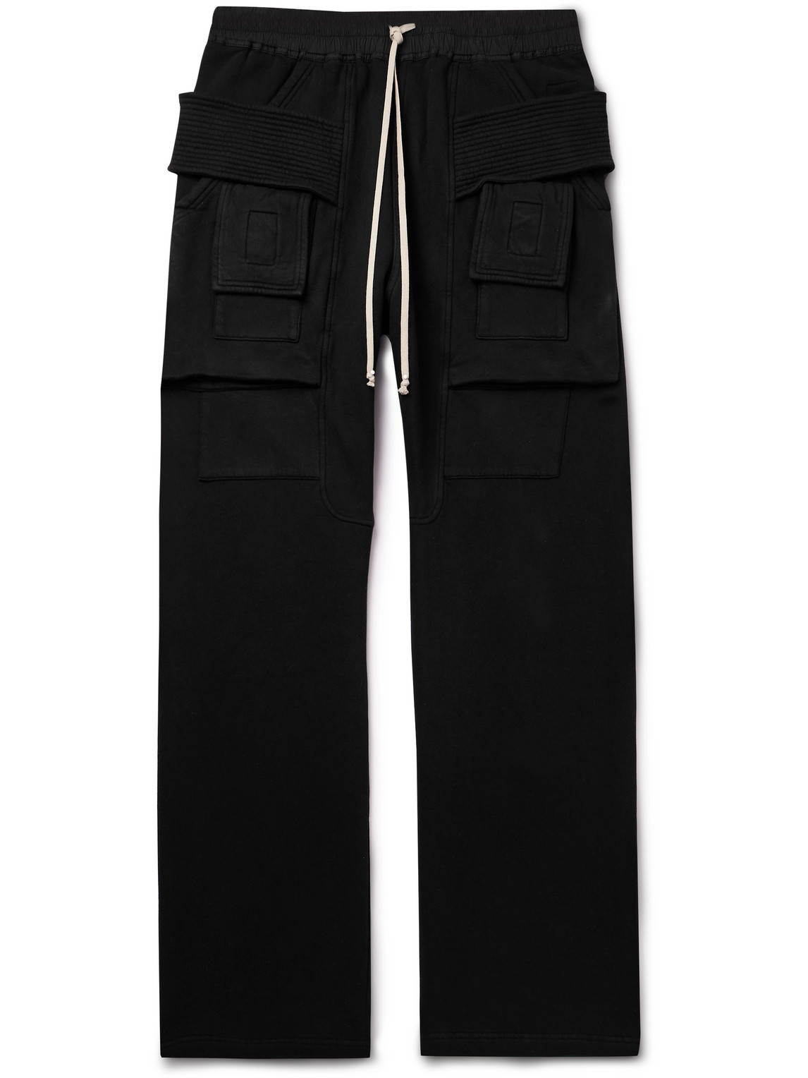 Furka Straight-Leg Cotton-Jersey Drawstring Cargo Trousers