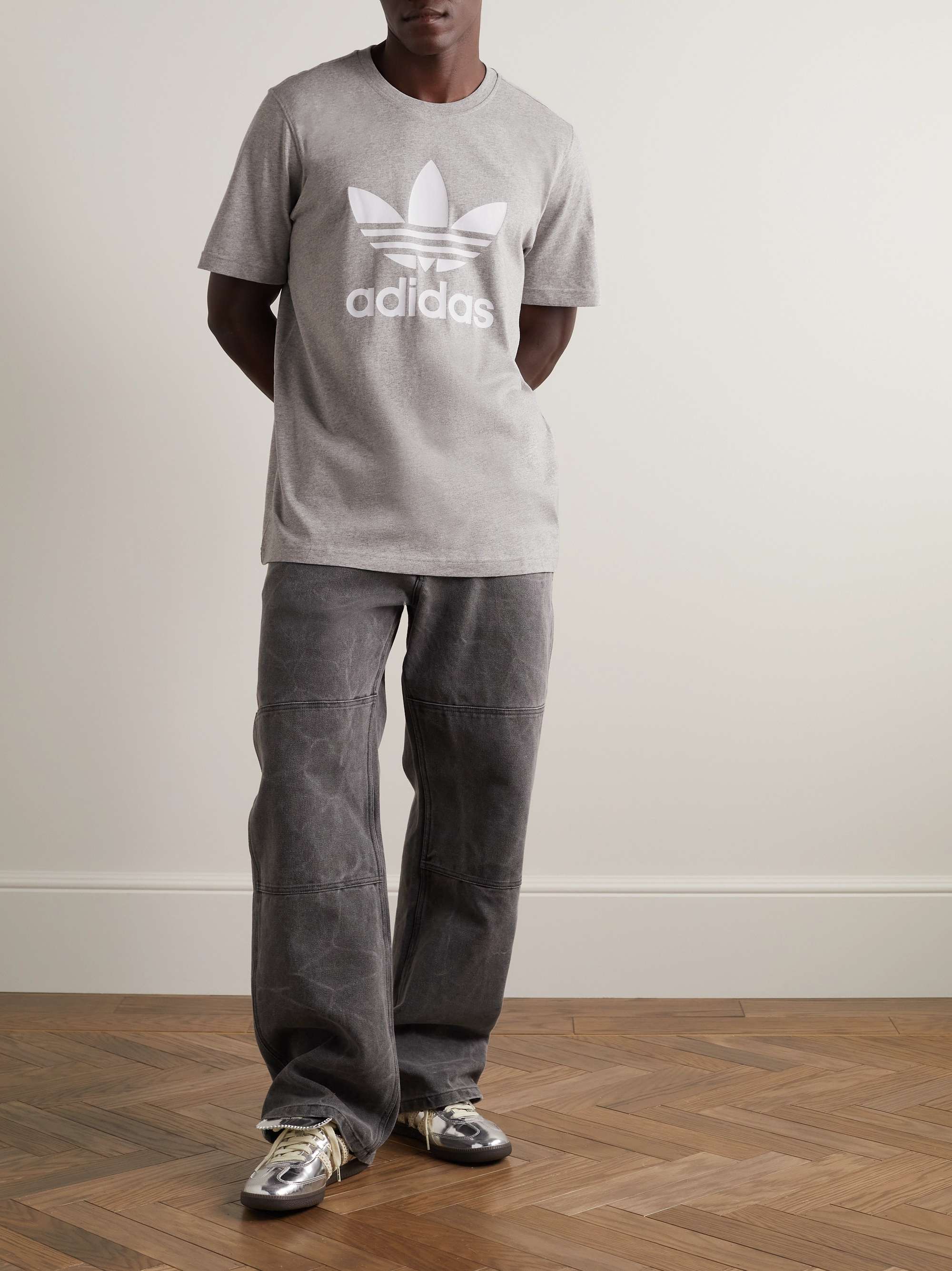 ADIDAS ORIGINALS Cotton-Jersey Men Logo-Print T-Shirt MR | for PORTER