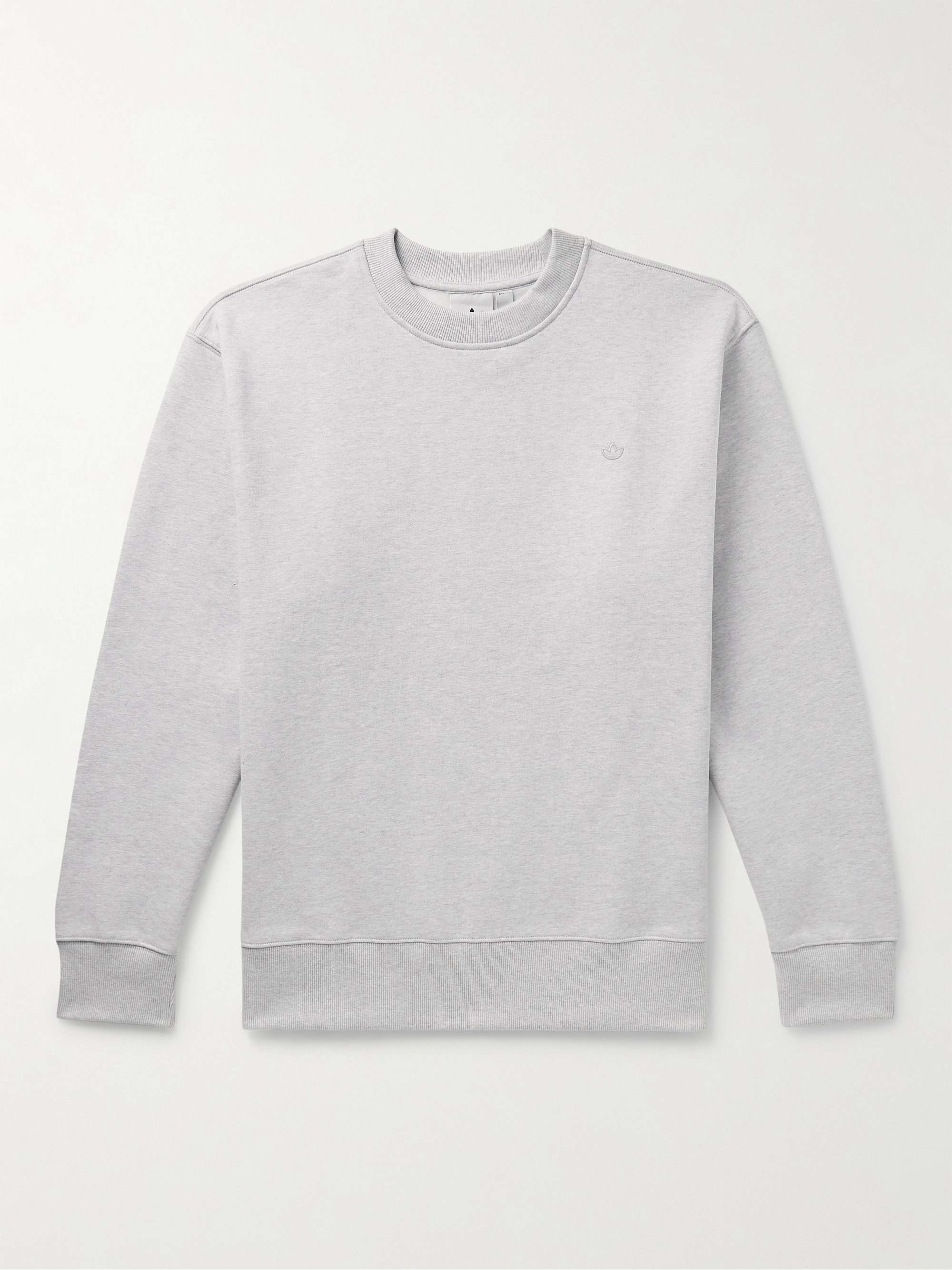 ADIDAS ORIGINALS Adicolor Comtempo Logo-Embroidered Cotton-Jersey  Sweatshirt for Men | MR PORTER