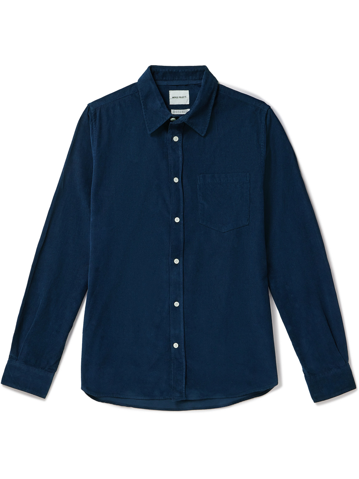 NORSE PROJECTS OSVALD GARMENT-DYED COTTON-CORDUROY SHIRT