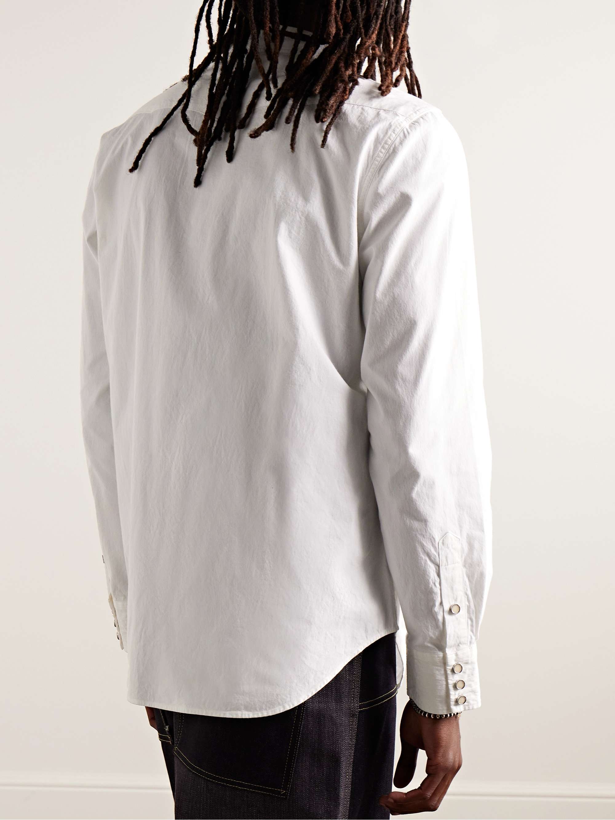 RRL Cotton-Poplin Western Shirt for Men | MR PORTER