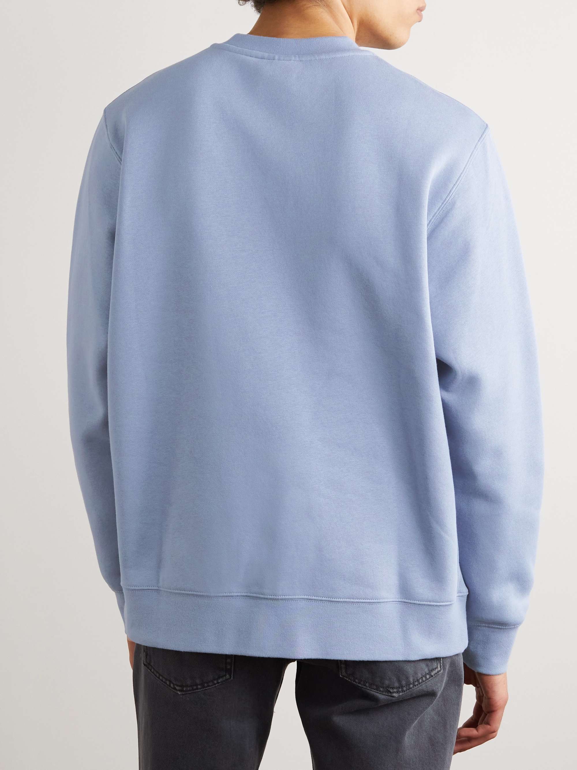 NIKE NSW Club Logo-Embroidered Cotton-Blend Jersey Sweatshirt