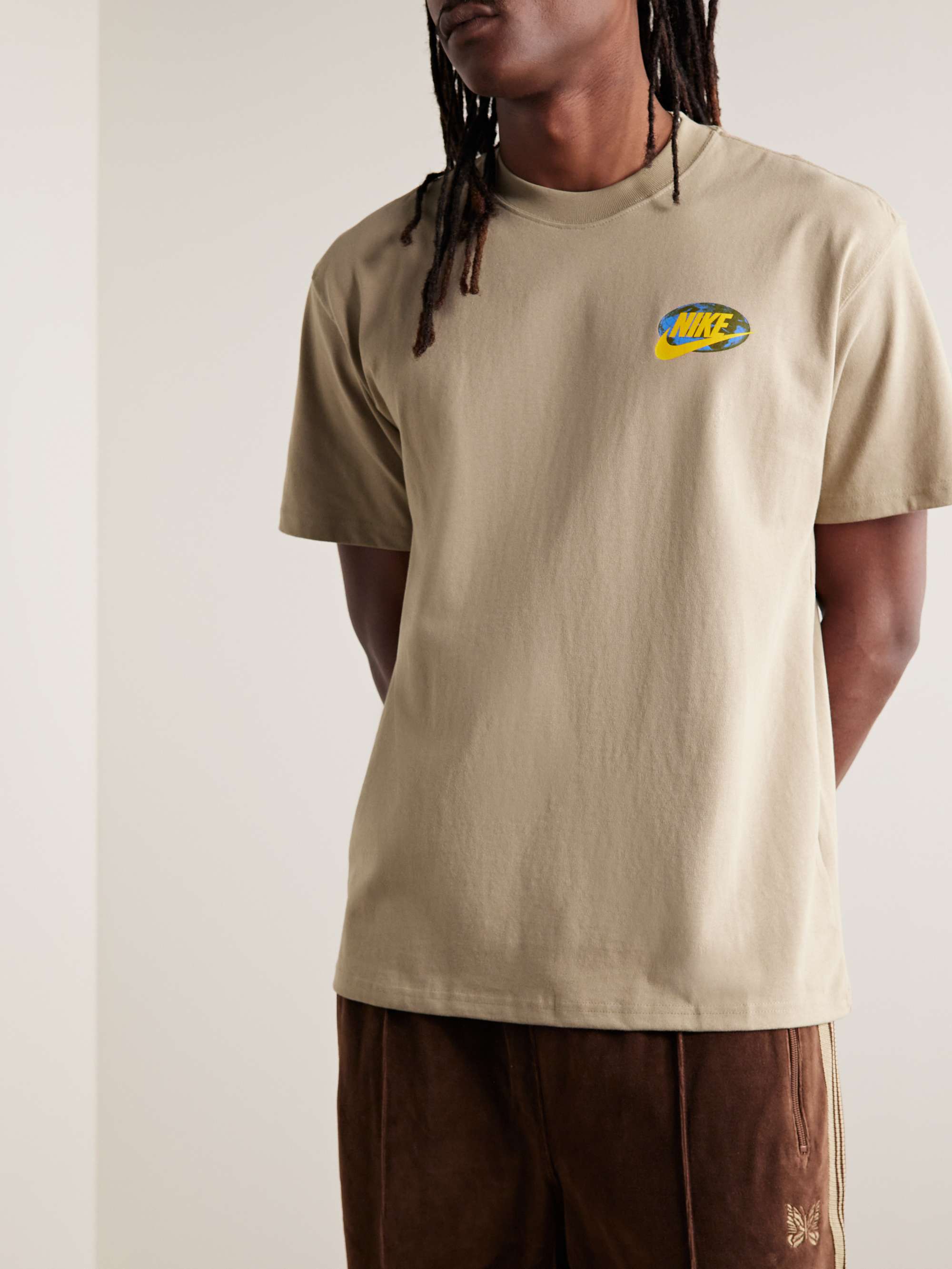 NIKE Sportswear Logo-Print Cotton-Jersey T-Shirt