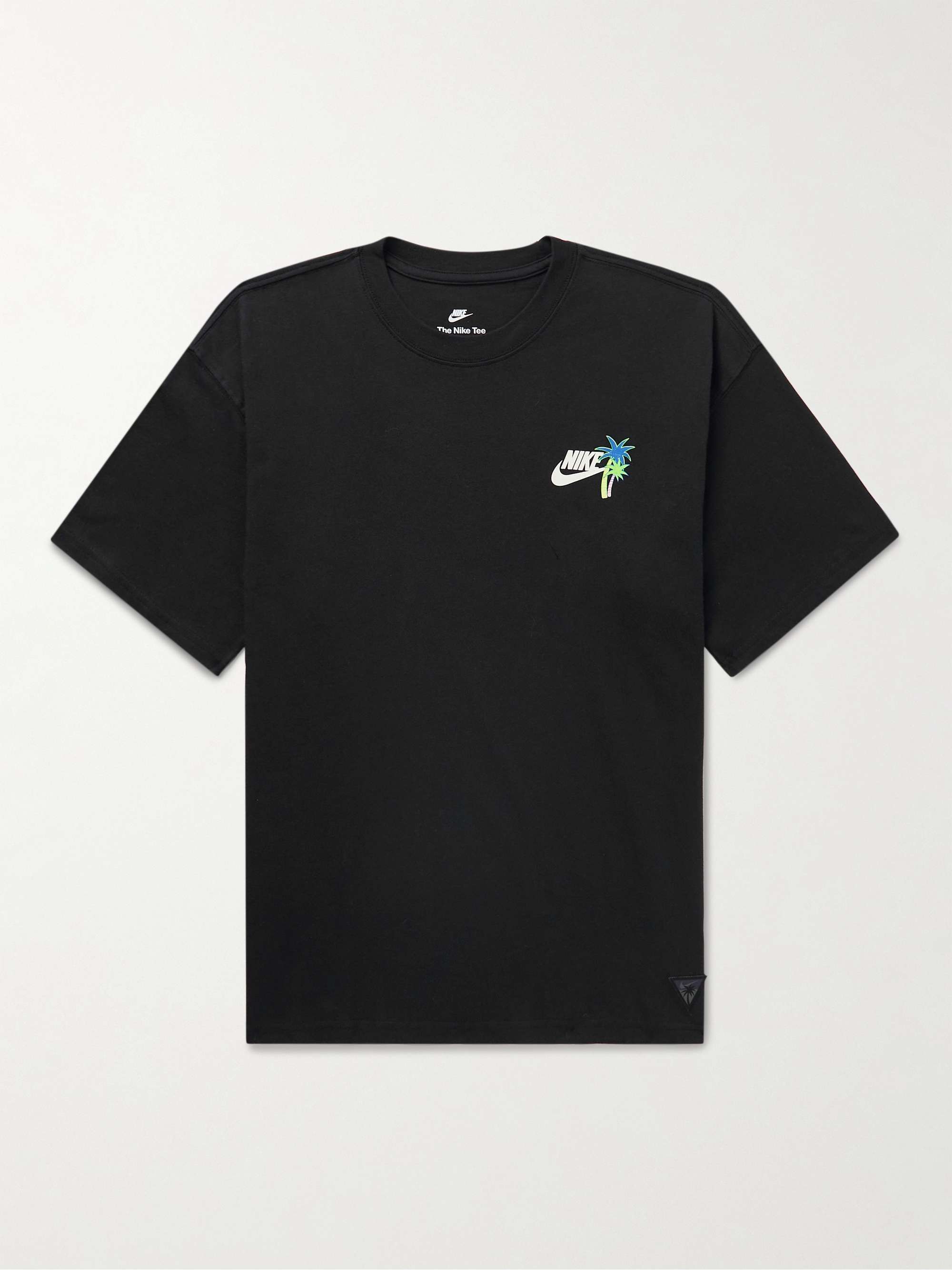 NIKE Sportswear Logo-Appliquéd Printed Cotton-Jersey T-Shirt for Men ...
