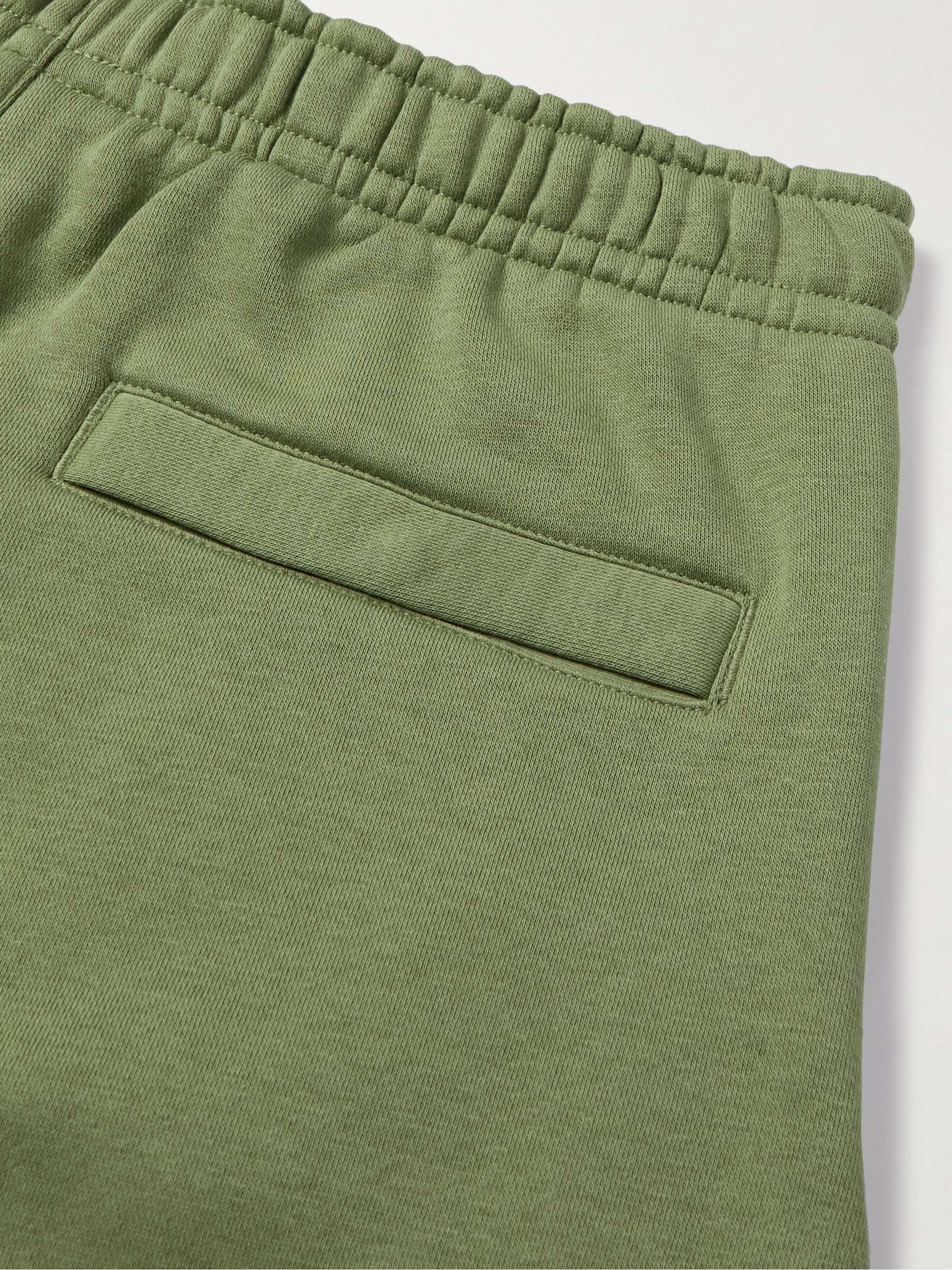 NIKE NSW Straight-Leg Logo-Print Cotton-Blend Jersey Shorts