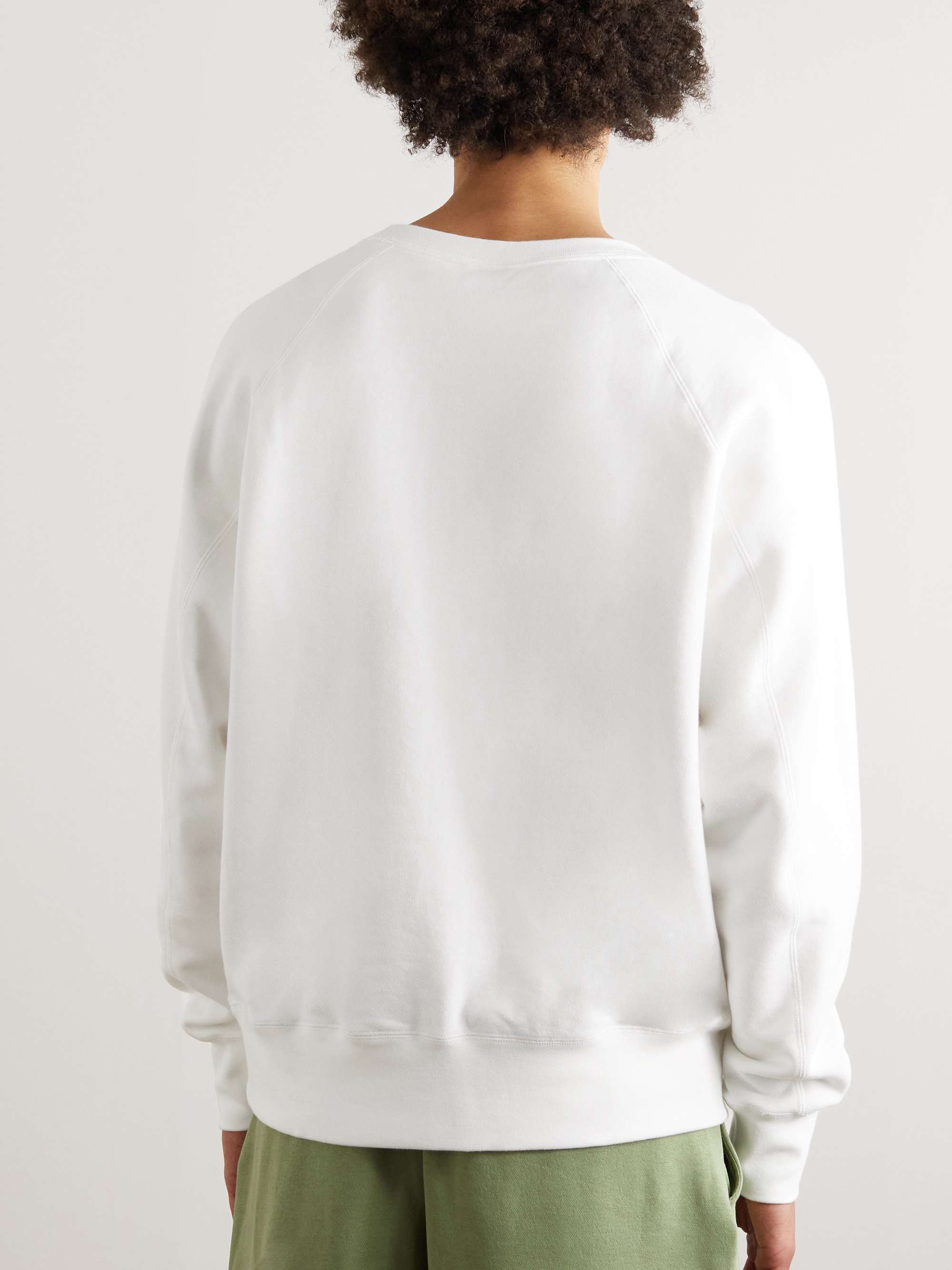 NIKE NSW Air Logo-Embroidered Cotton-Jersey Sweatshirt