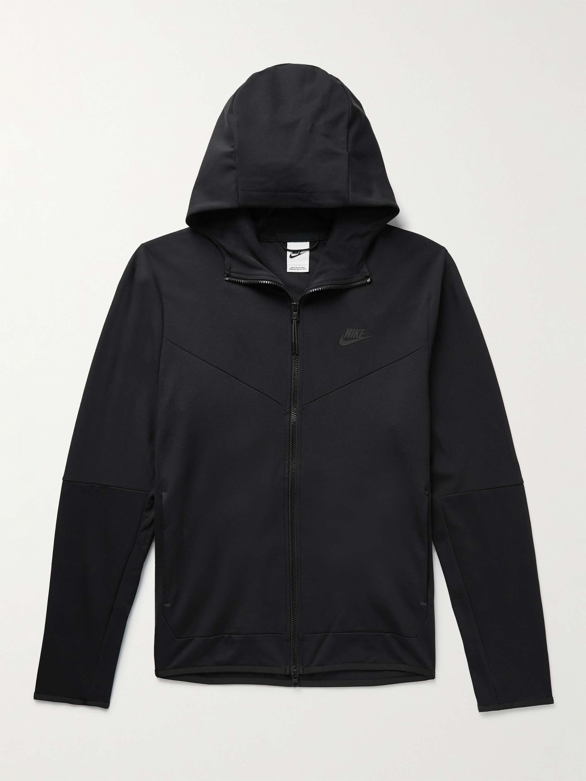 NIKE Logo-Flocked Tech Fleece Zip-Up Hoodie for Men | MR PORTER