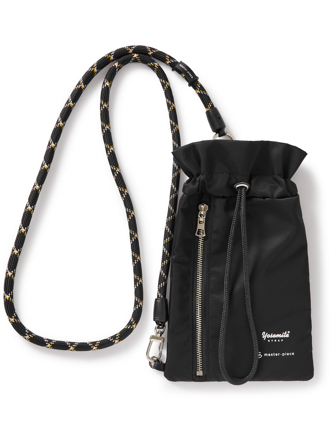 Master-piece Yosemite Strap® Logo-detailed Nylon-twill Messenger Bag In Black