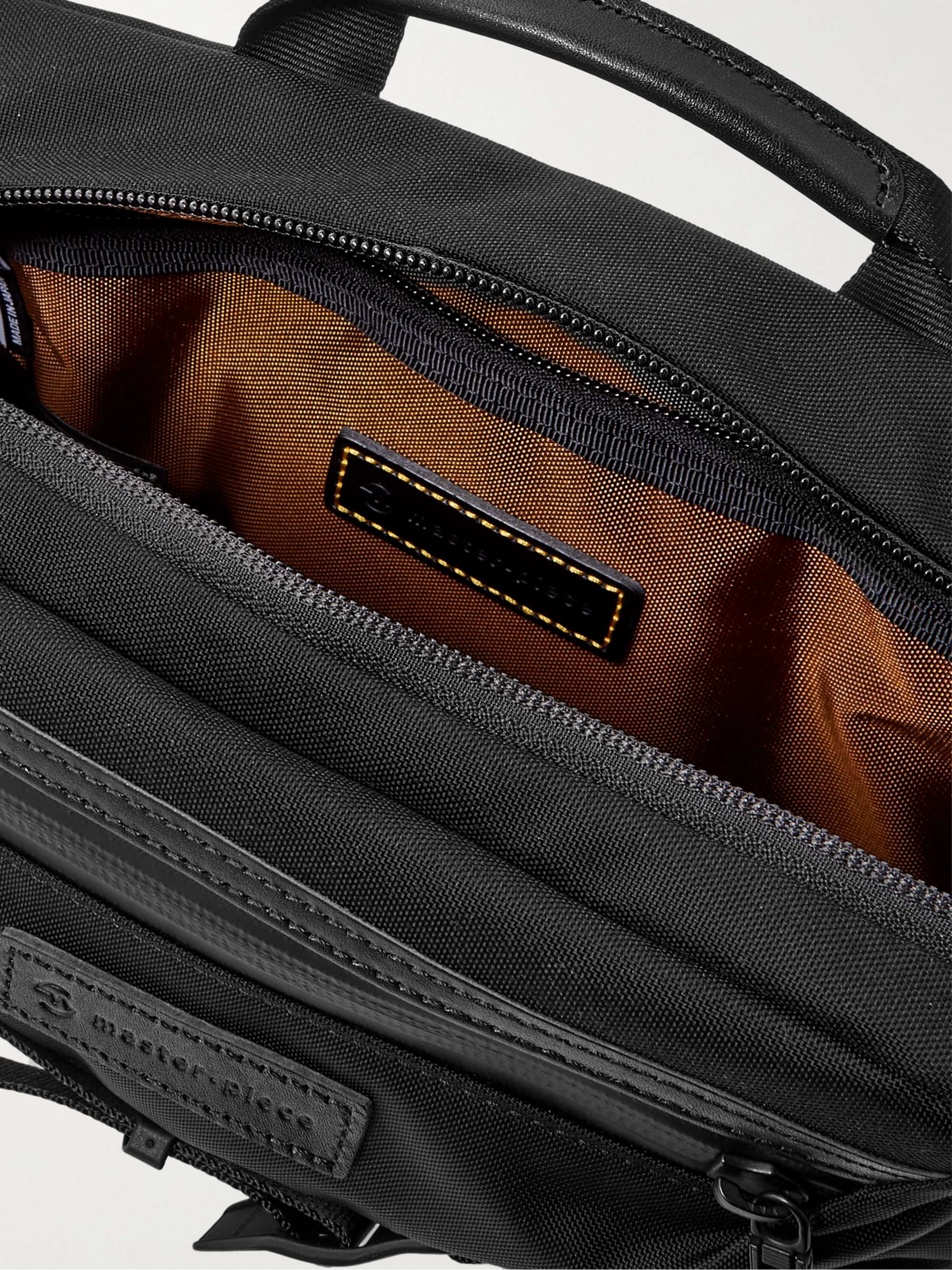 MASTER-PIECE Potential Small Leather-Trimmed CORDURA® Nylon
