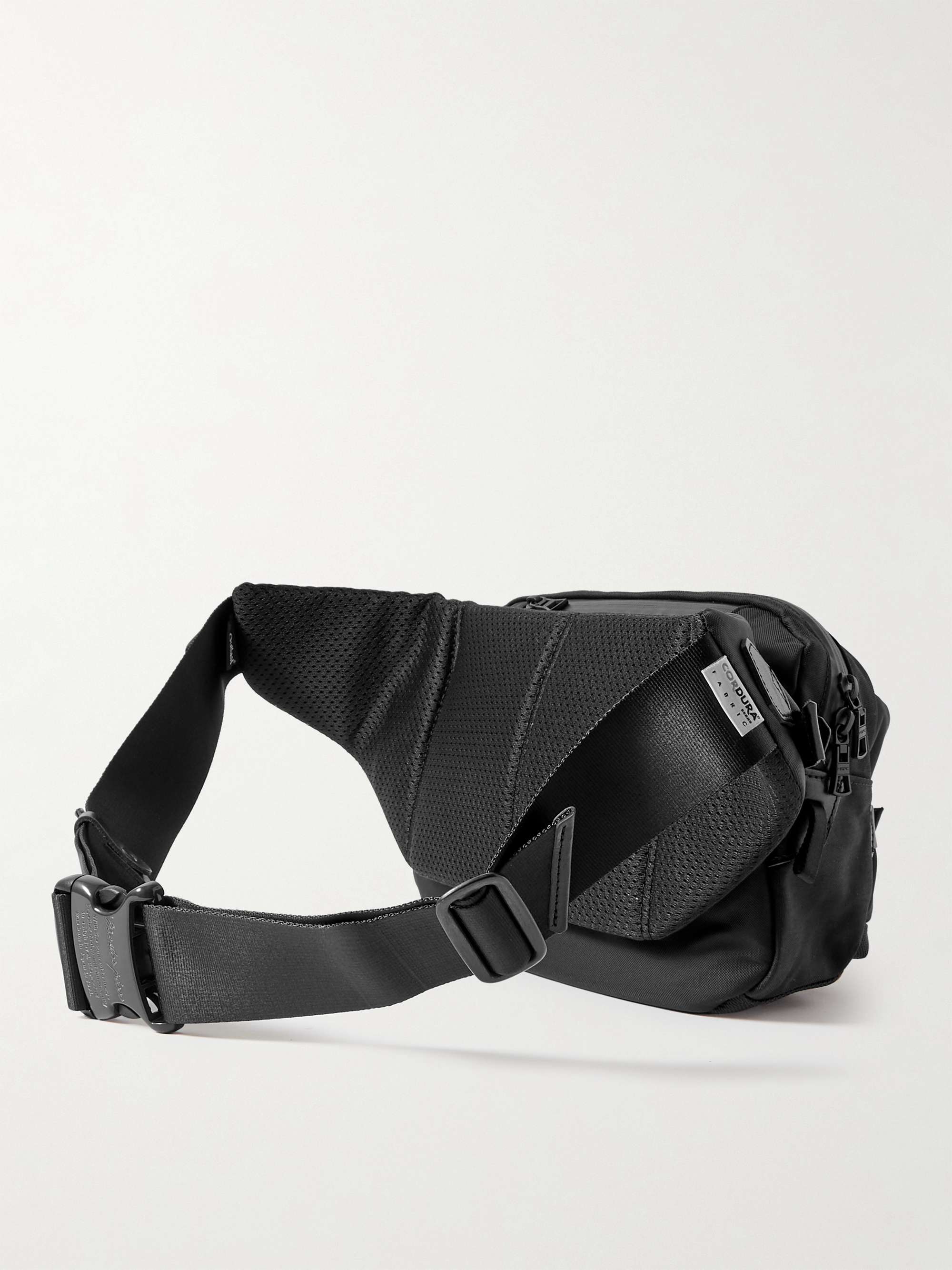 MASTERPIECE Potential LogoAppliquéd Leather and bingTrimmed