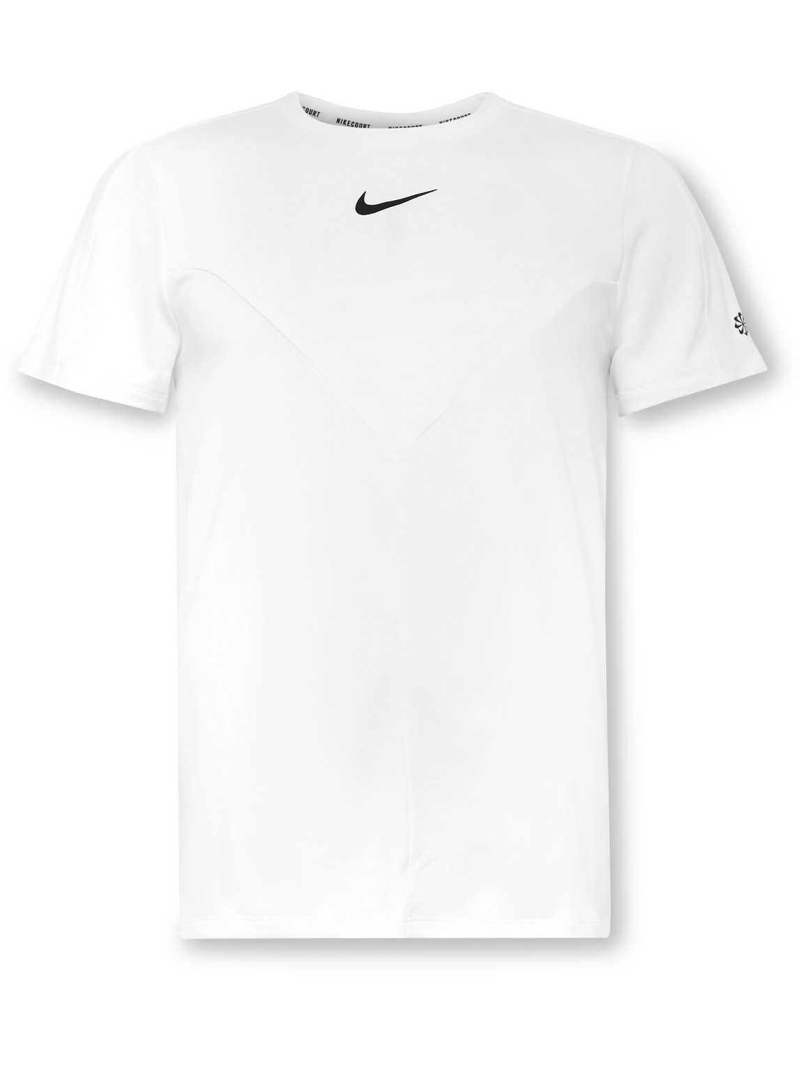 Nike Court Advantage Slimfit Logoprint Recycled Drifit Tennis T