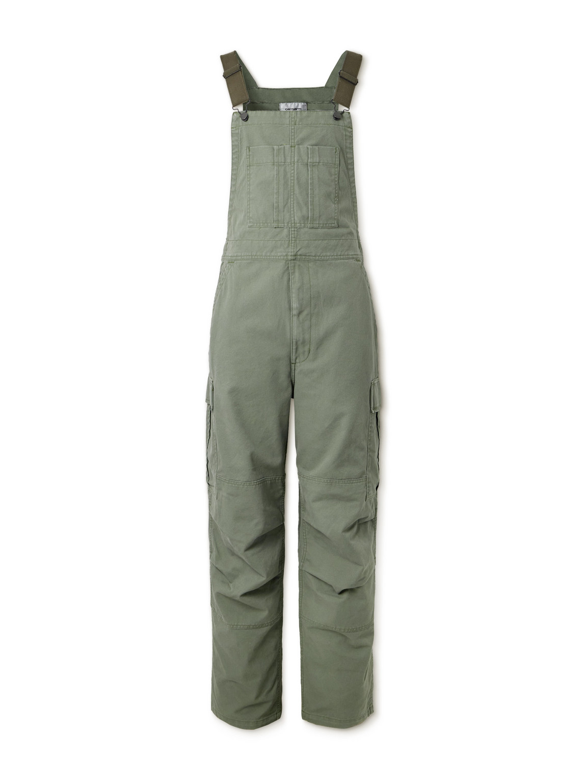 CARHARTT STONE-WASHED MARSHALL COTTON-CANVAS CARGO OVERALLS