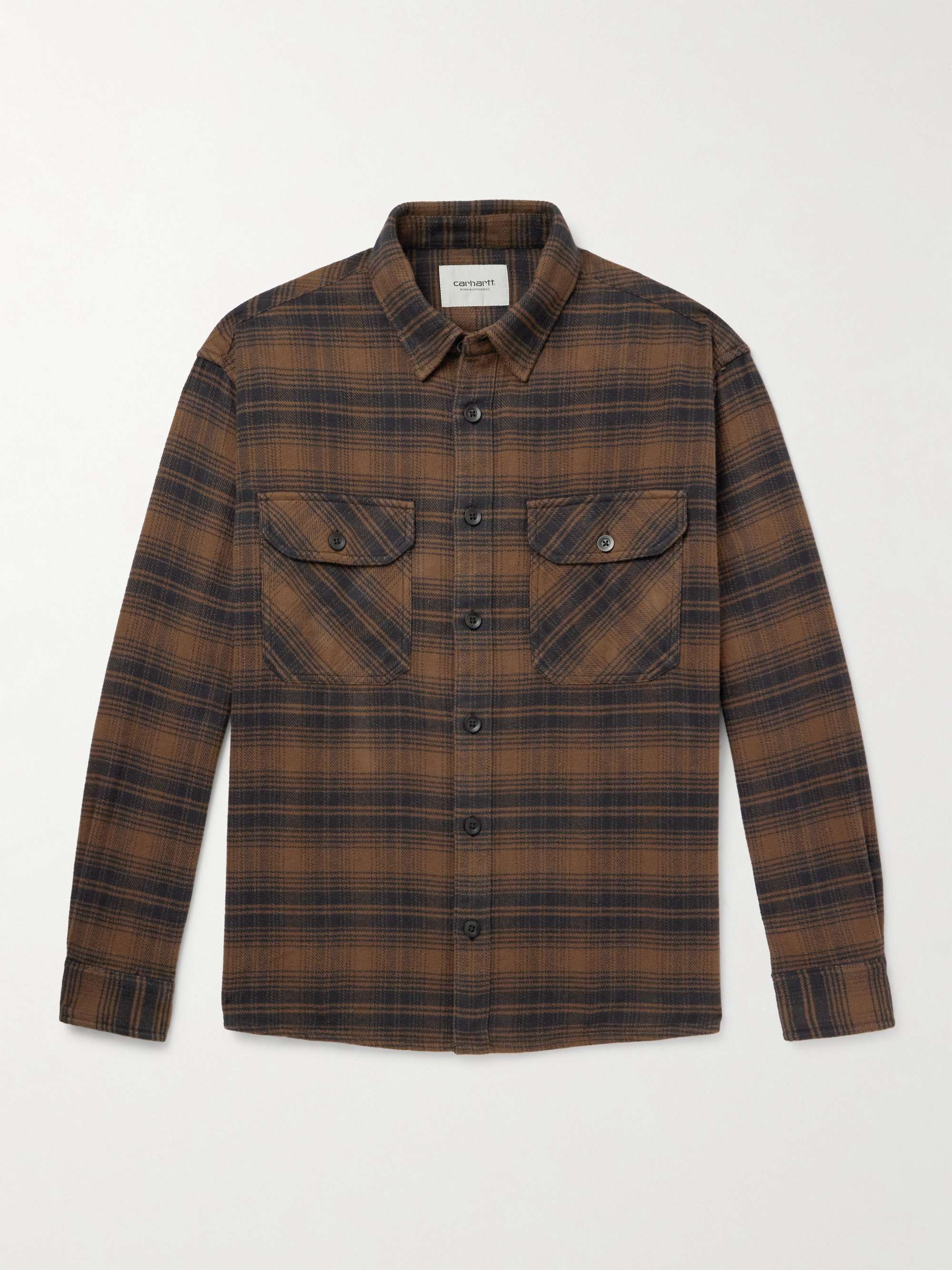 CARHARTT WIP Krenz Checked Cotton-Flannel Shirt for Men | MR PORTER