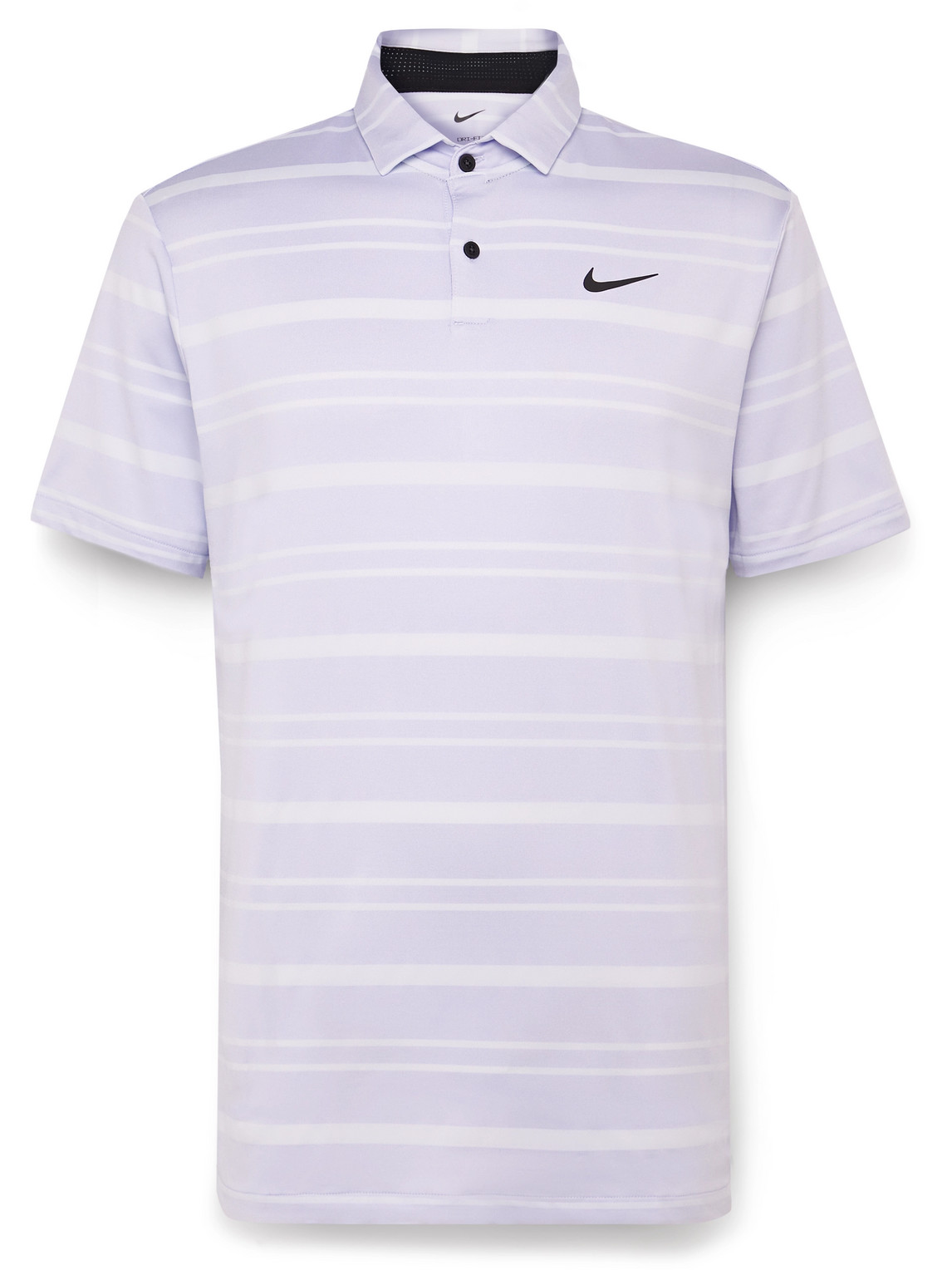 NIKE TOUR STRIPED DRI-FIT GOLF POLO SHIRT