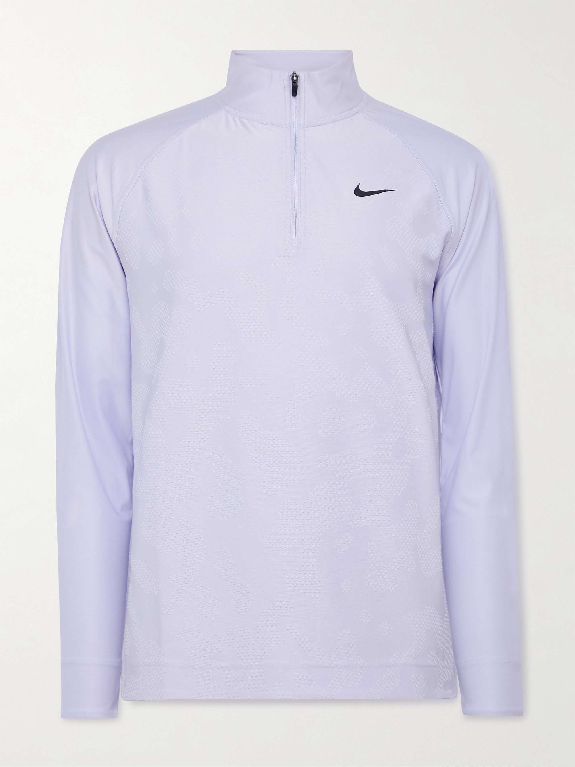 Tour Slim-Fit Dri-FIT ADV Jacquard Half-Zip Golf Top