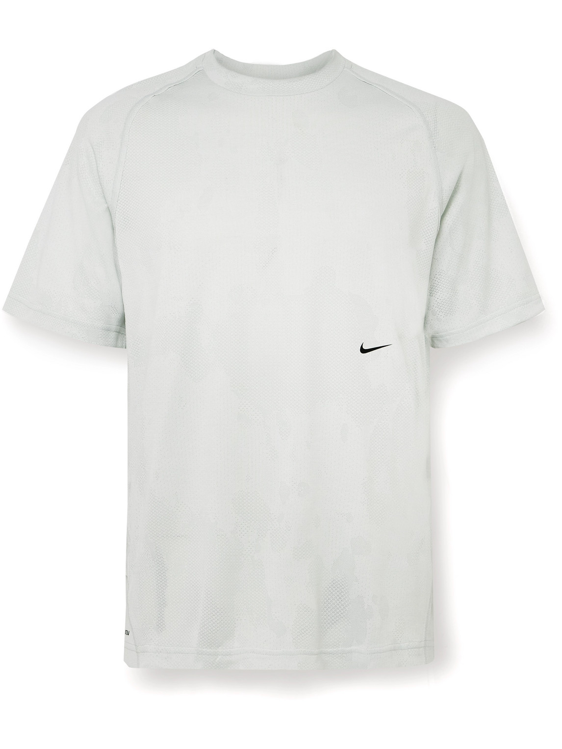 Nike Aps Jacquard-knit Dri-fit Adv T-shirt In Gray
