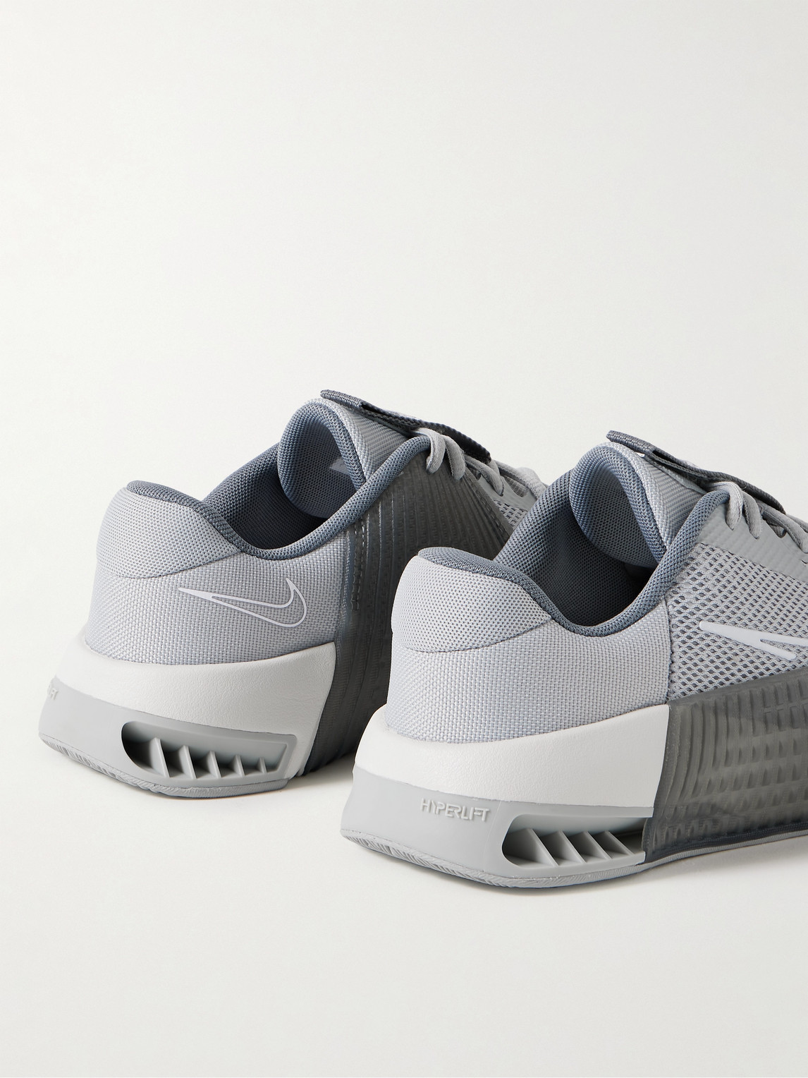 Shop Nike Metcon 9 Rubber-trimmed Mesh Sneakers In Gray