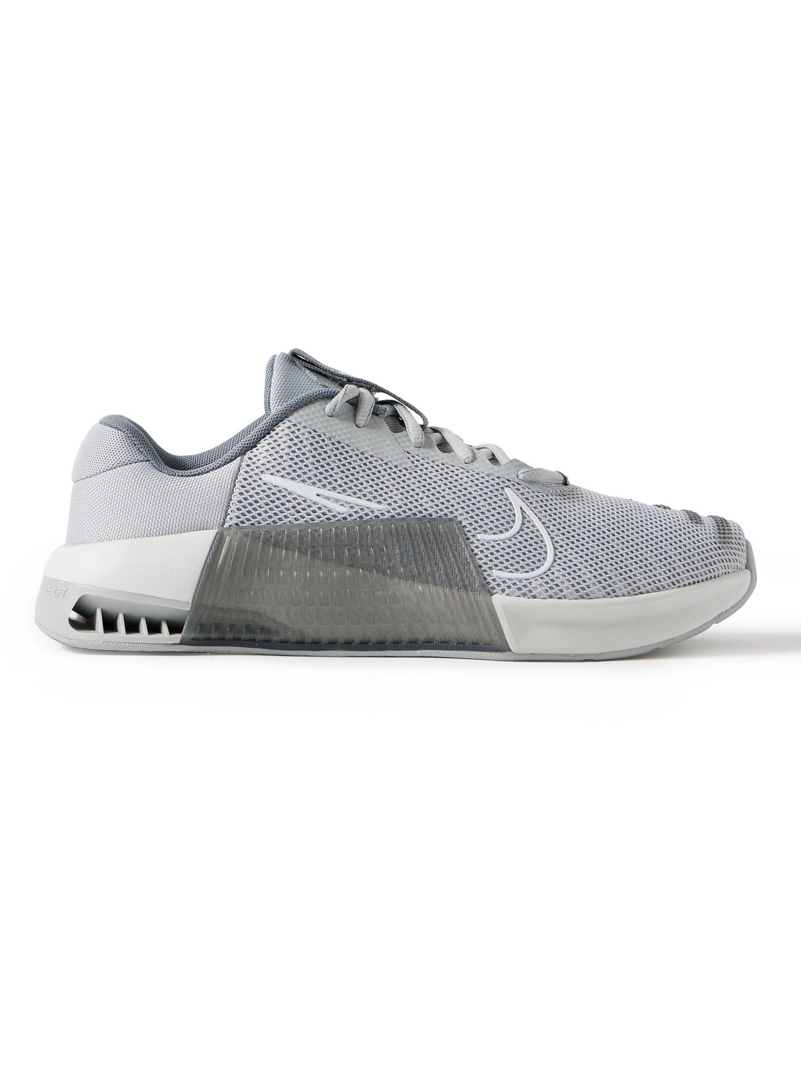 Nike Metcon 9 Rubber-trimmed Mesh Running Sneakers In Gray