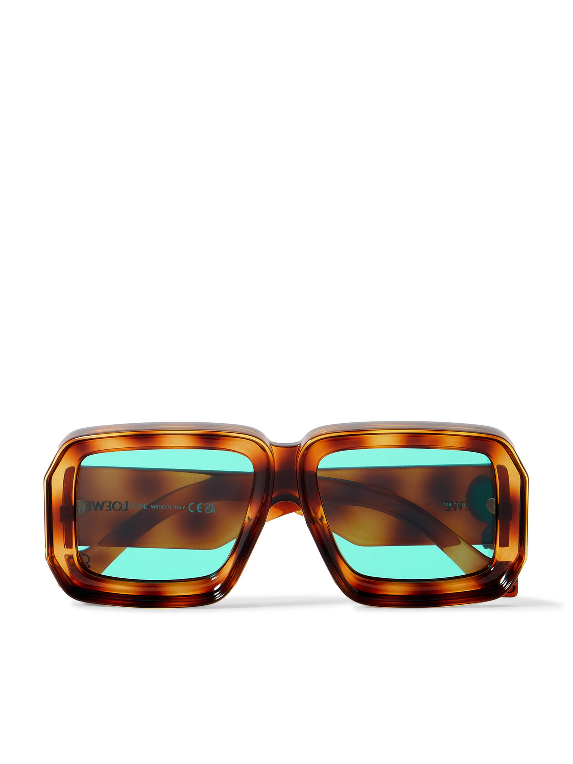 Loewe Paula's Ibiza Dive Oversized Square-frame Tortoiseshell Acetate Sunglasses In Brown