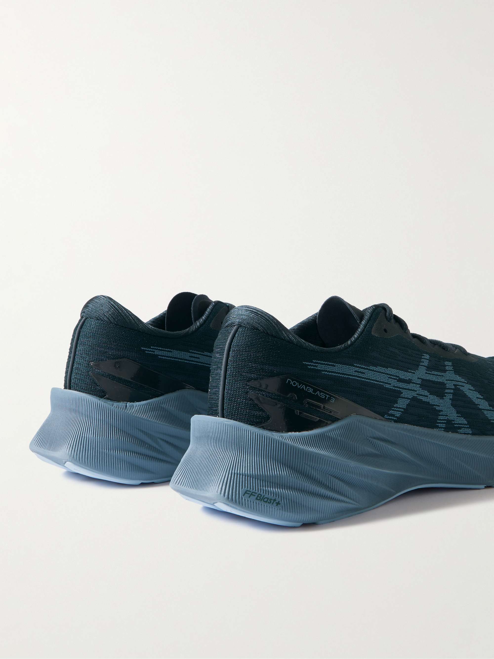 ASICS Novablast 3 Rubber-Trimmed Mesh Running Shoes