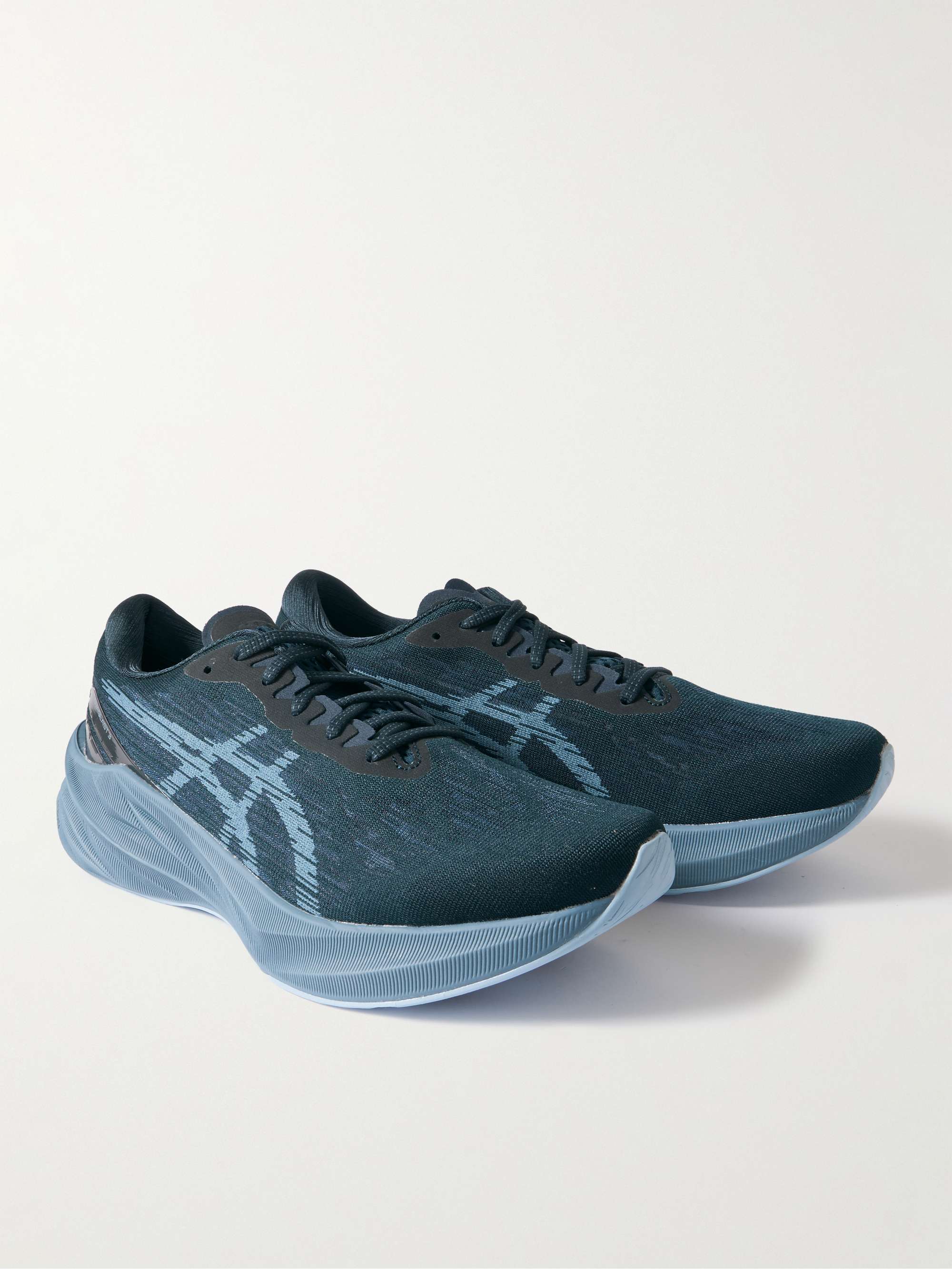 ASICS Novablast 3 Rubber-Trimmed Mesh Running Shoes