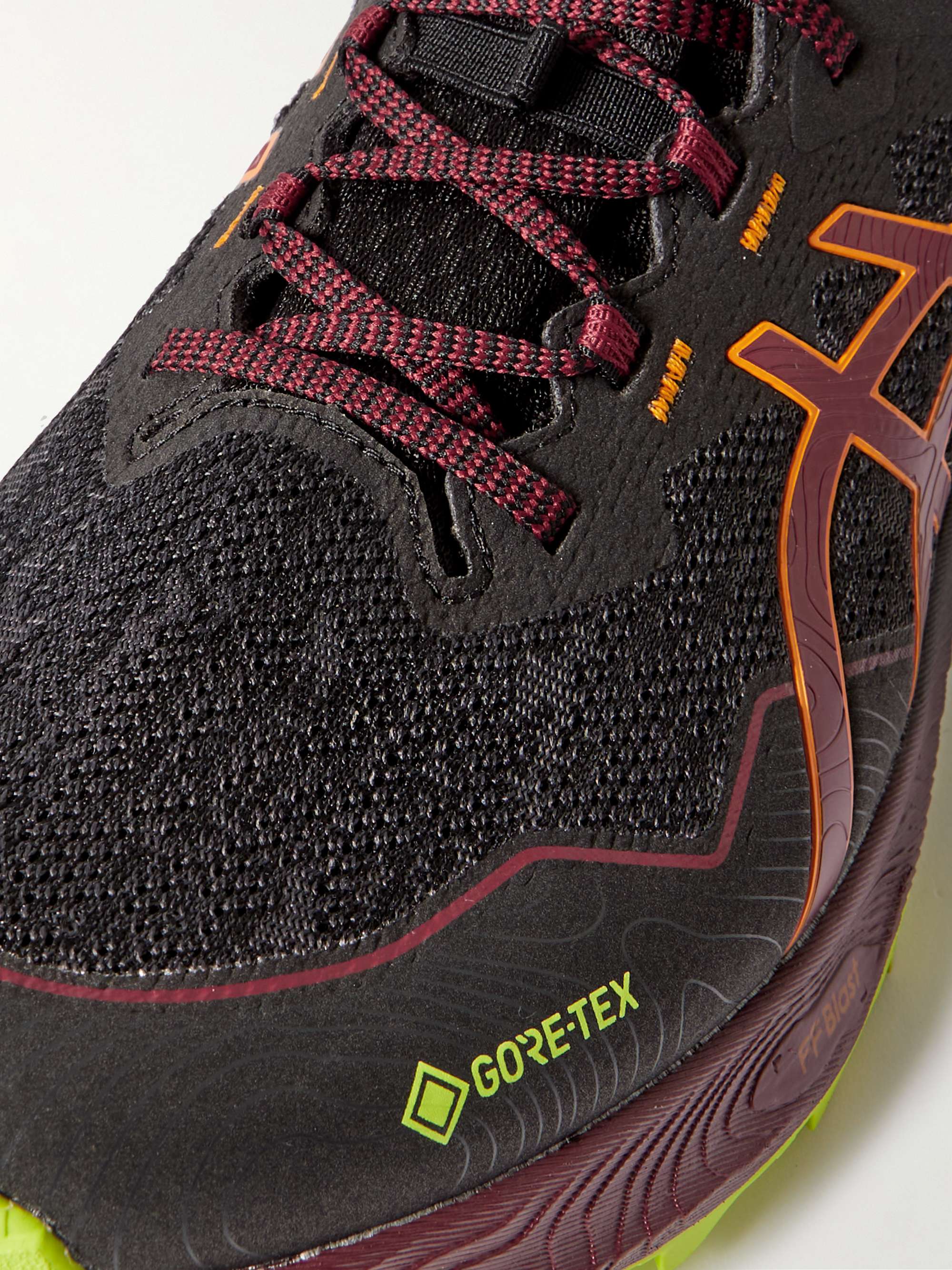 ASICS GEL-Trabuco 11 GTX Rubber-Trimmed GORE-TEX® Mesh Sneakers for Men ...