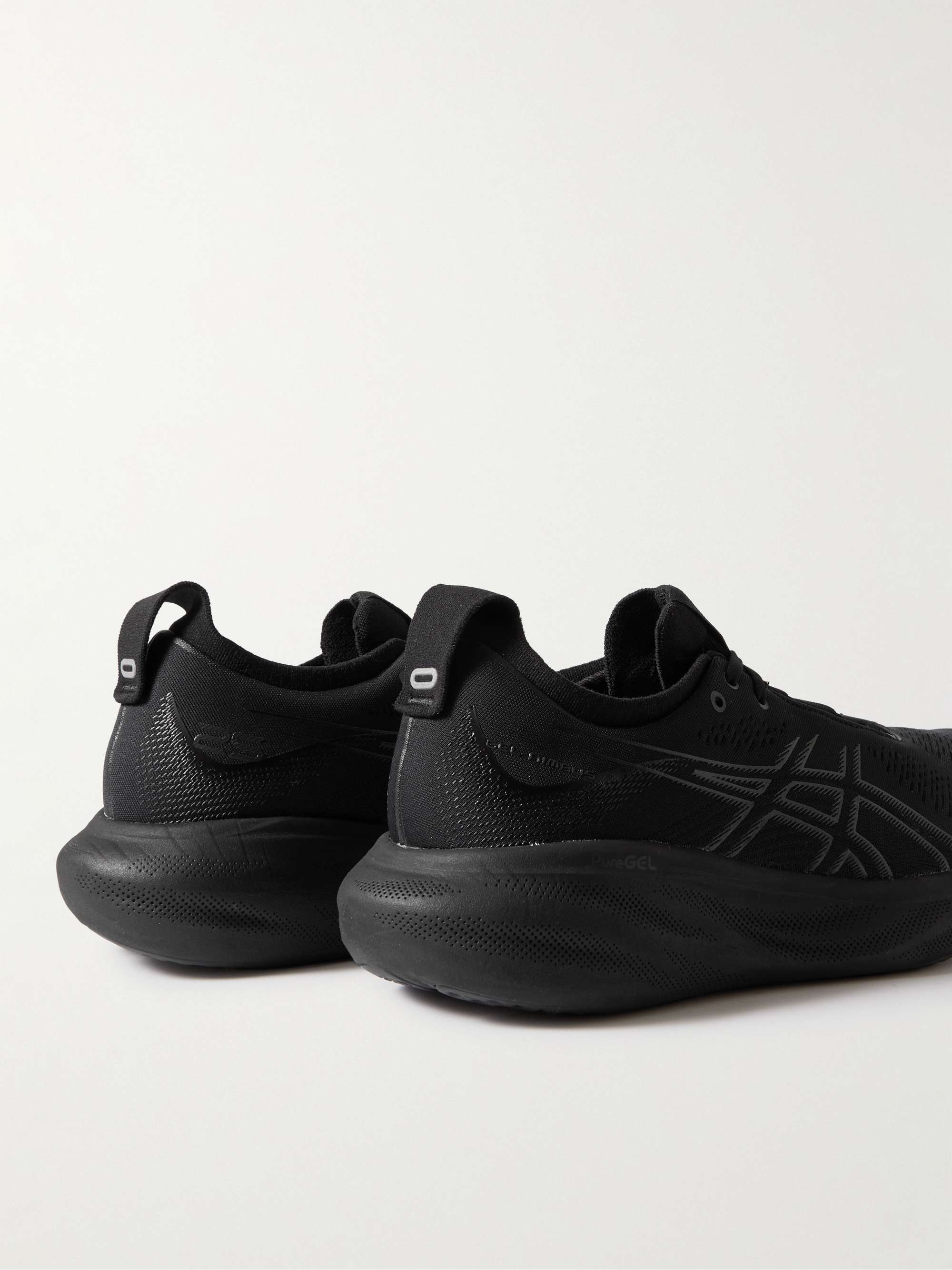 ASICS GEL-NIMBUS® 25 Rubber-Trimmed Mesh Running Shoes