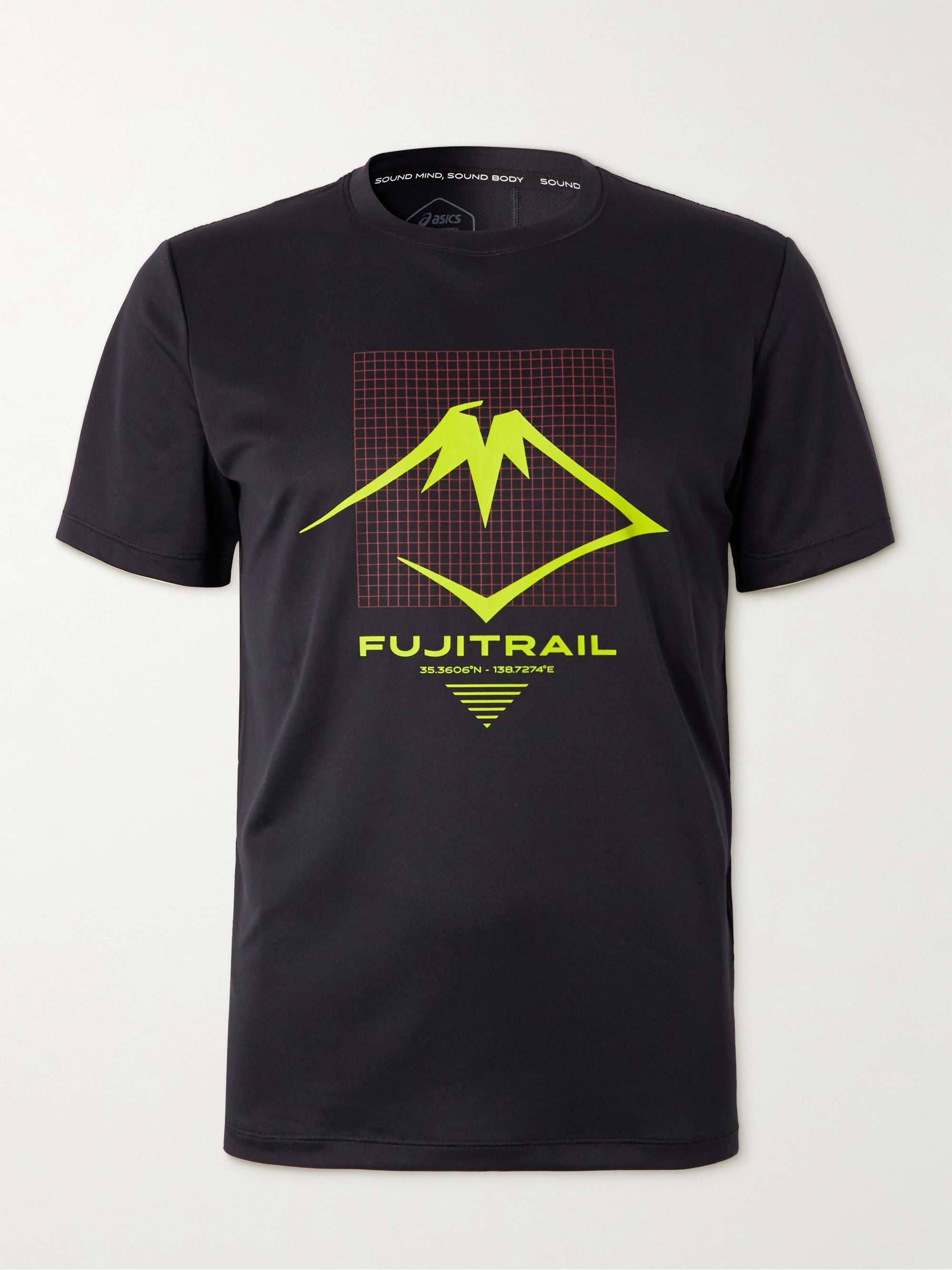 ASICS Fujitrail Logo-Print Recycled-Jersey T-Shirt