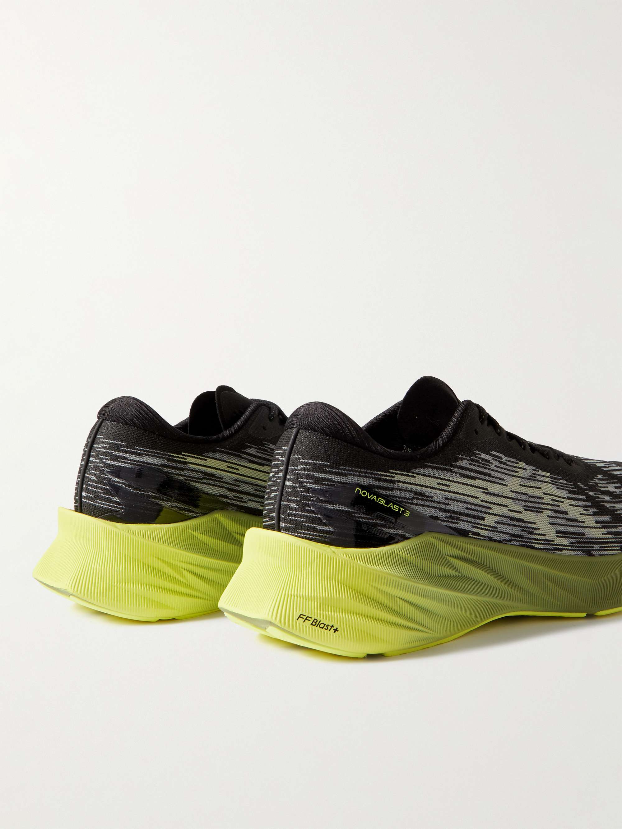 ASICS Novablast 3 Rubber-Trimmed Mesh Running Shoes