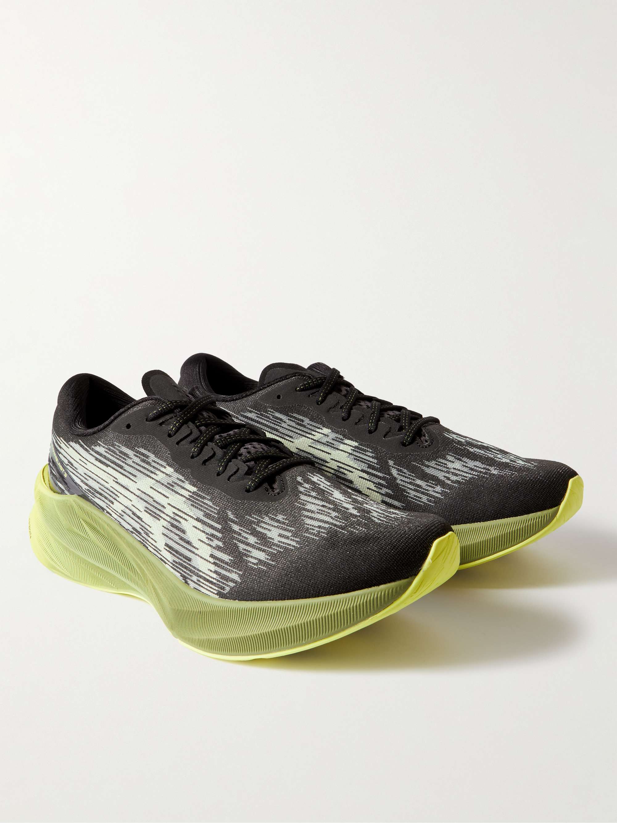 ASICS Novablast 3 Rubber-Trimmed Mesh Running Shoes
