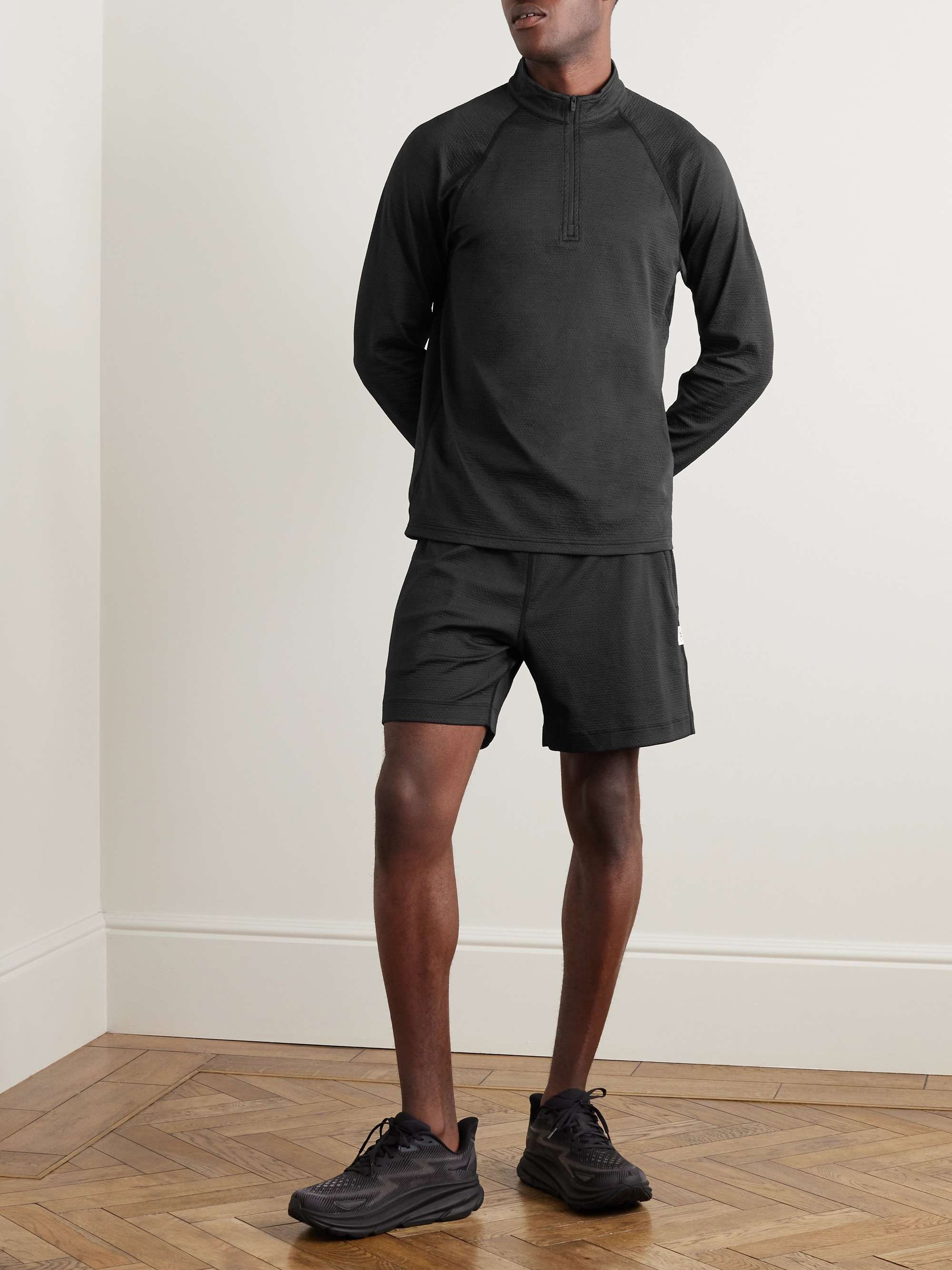 REIGNING CHAMP Solotex® Mesh Half-Zip Top
