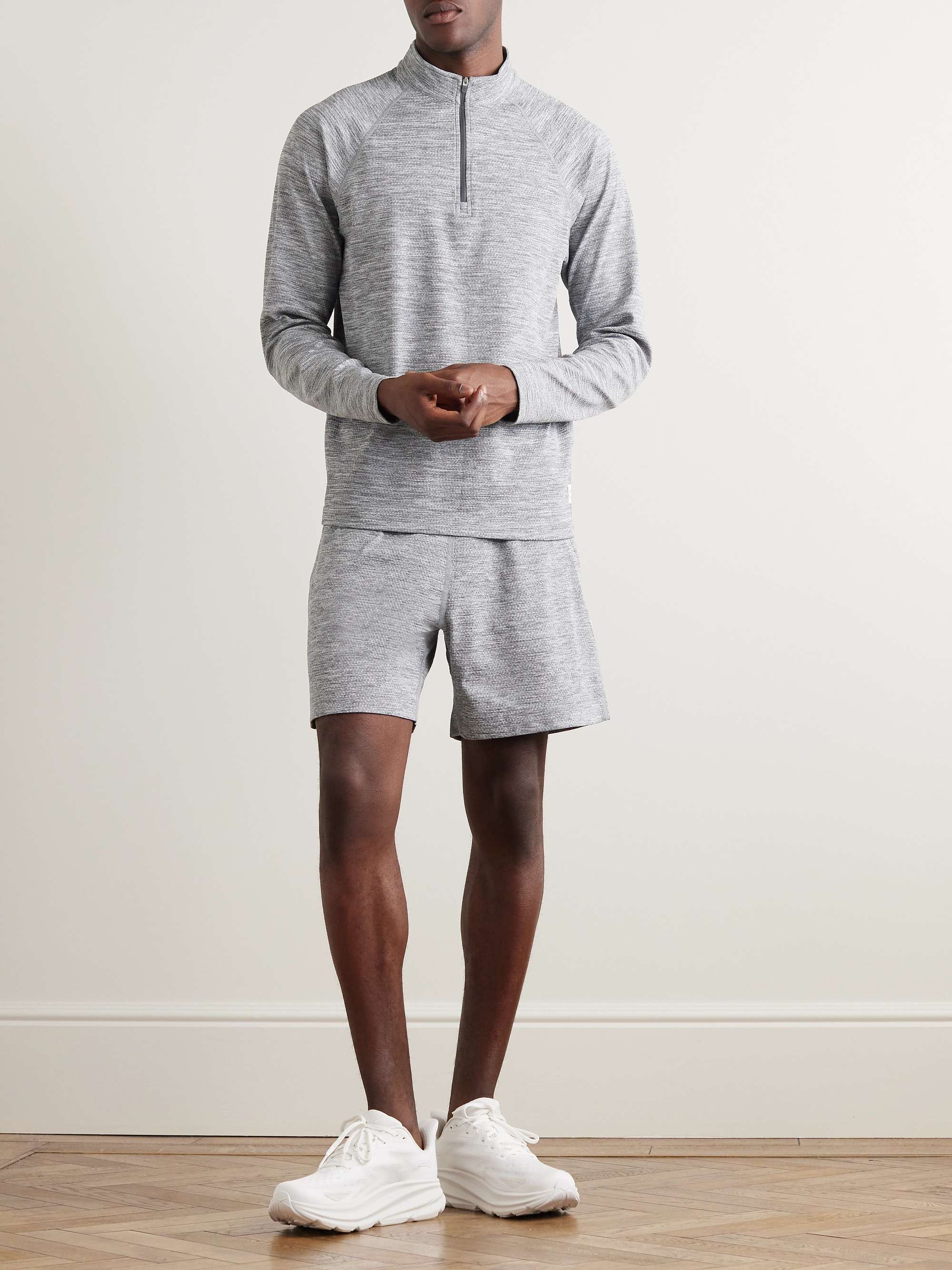 REIGNING CHAMP Solotex® Mesh Half-Zip Top