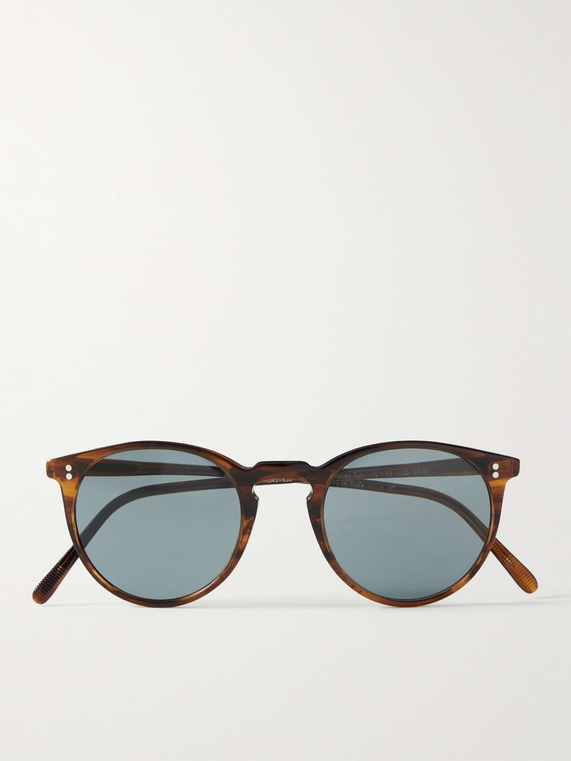 OLIVER PEOPLES O'Malley Round-Frame Tortoiseshell Acetate Sunglasses