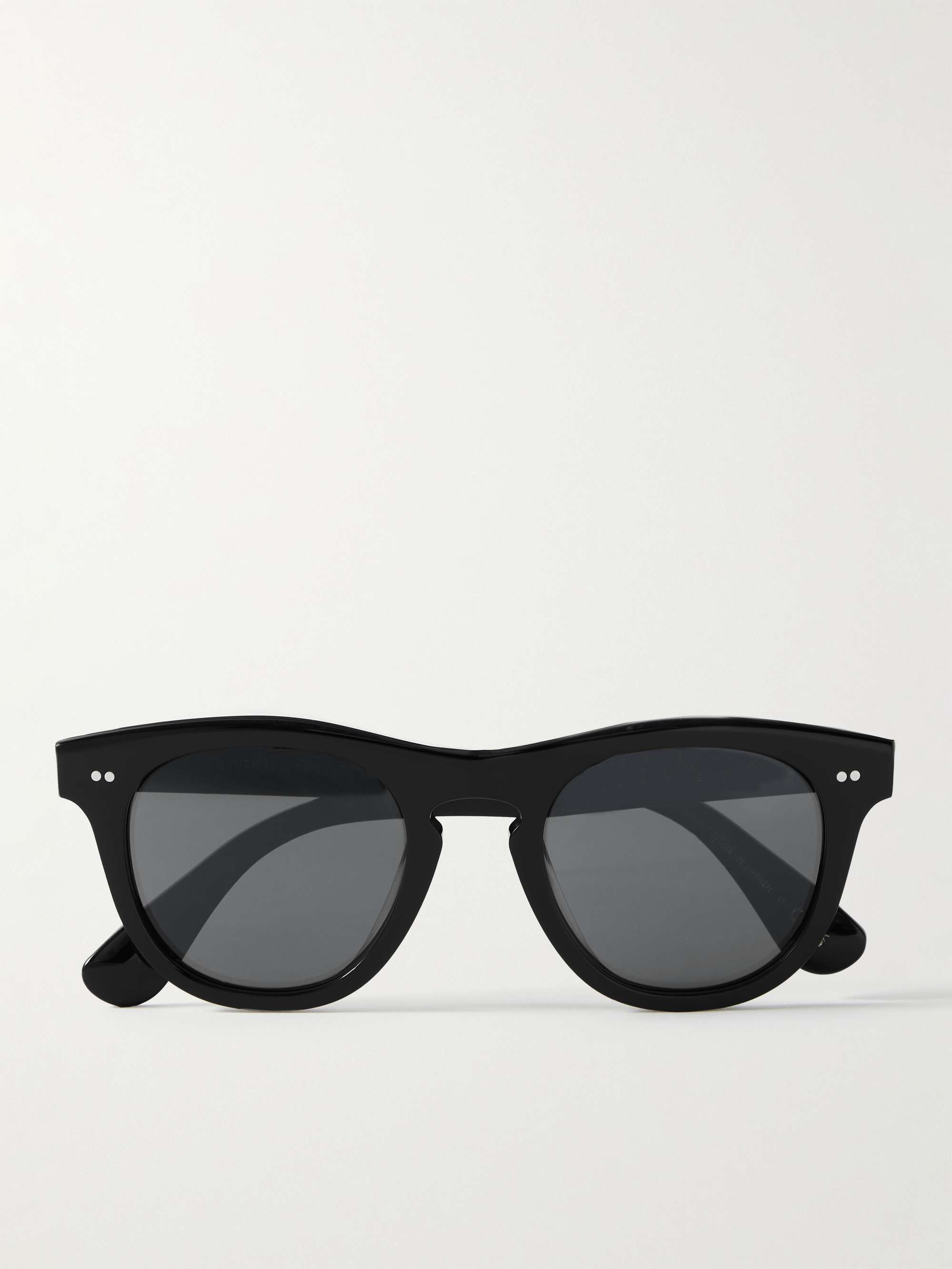 OLIVER PEOPLES Rorke Round-Frame Acetate Sunglasses for Men | MR