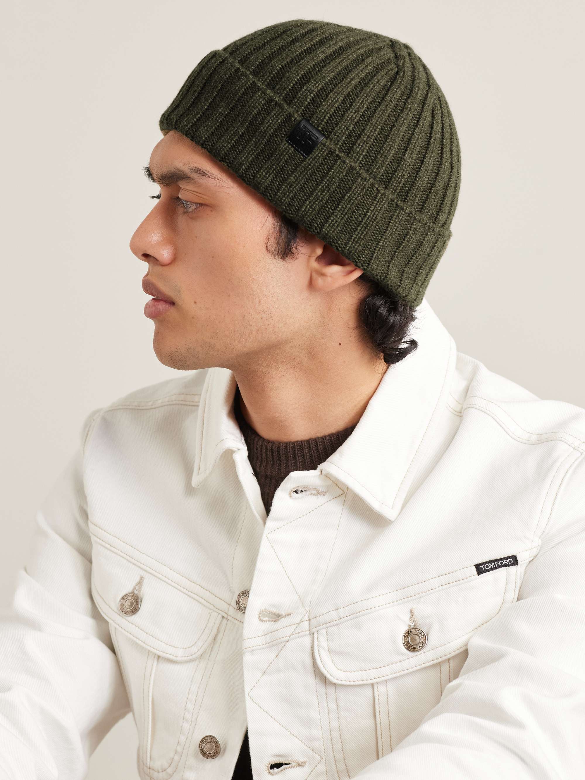 TOM FORD Ribbed Cashmere Beanie