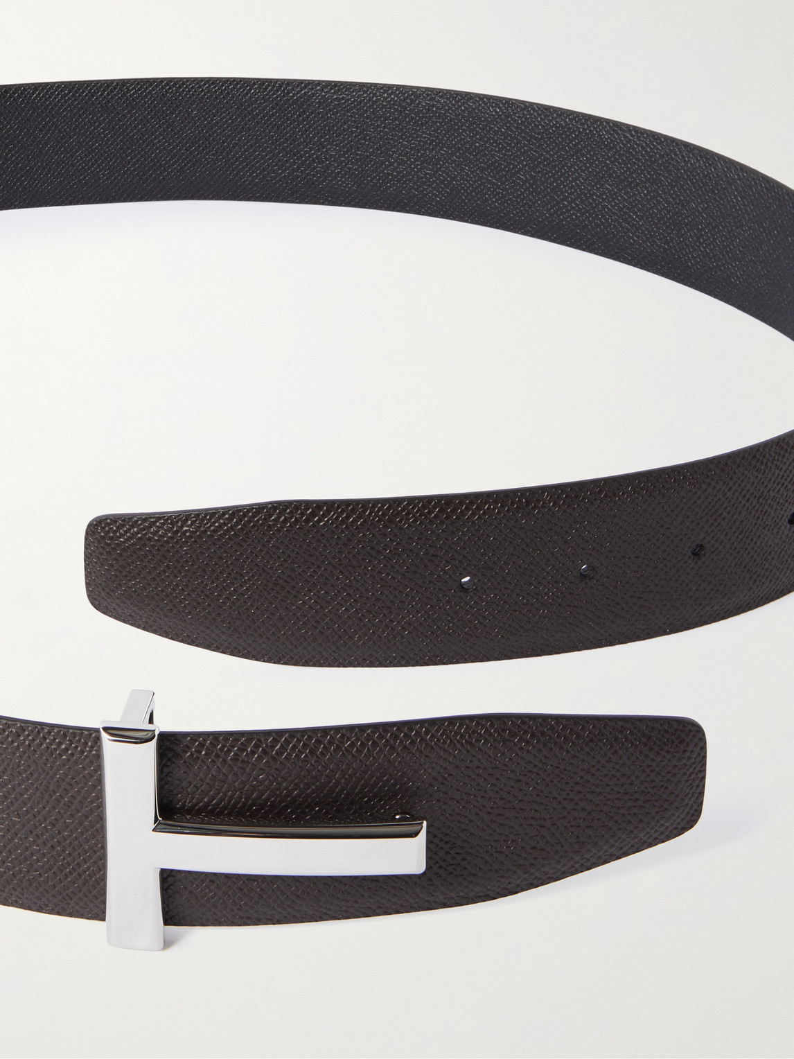 Tom Ford 4cm Reversible Full-grain Leather Belt In Brown