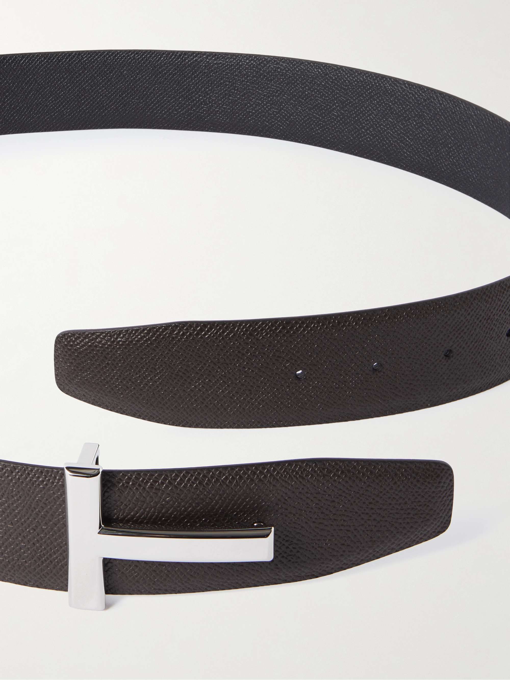 TOM FORD 4cm Reversible Full-Grain Leather Belt for Men | MR PORTER