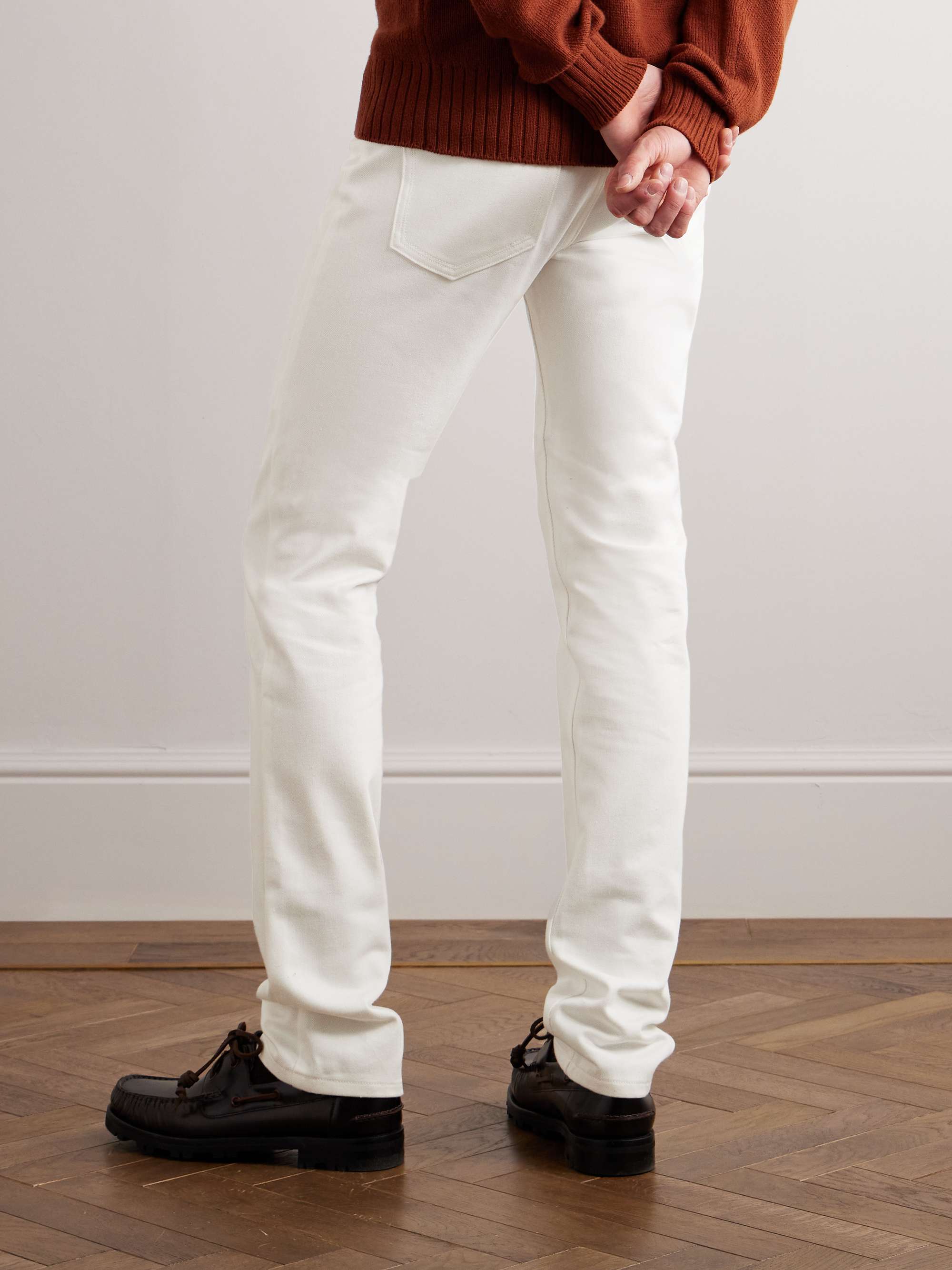 GABRIELA HEARST Anthony Slim-Fit Straight-Leg Jeans