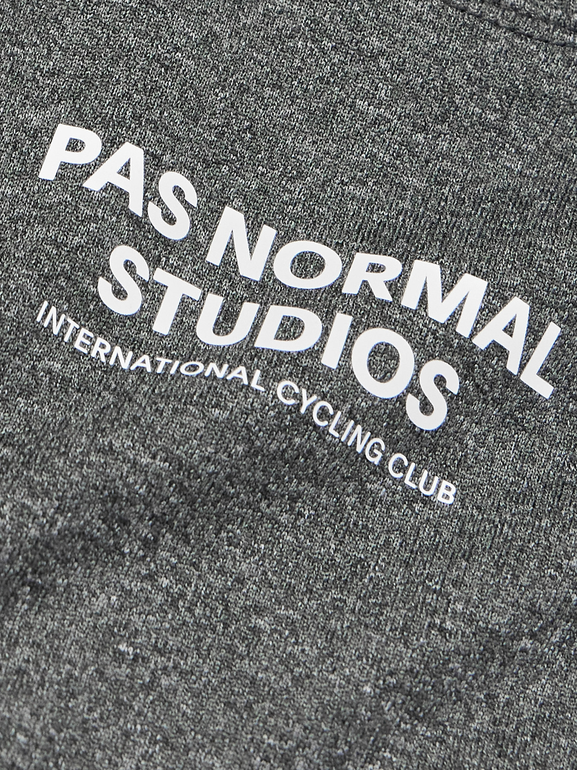 Shop Pas Normal Studios Mid Logo-print Polartec® Power Wool™ Cycling Base Layer In Gray
