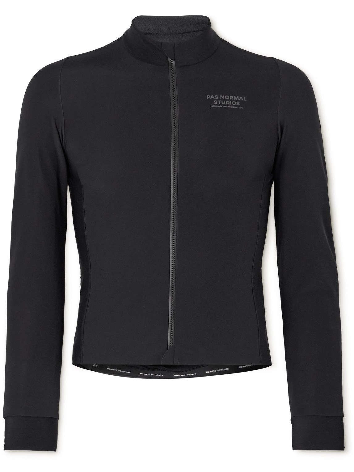 Pas Normal Studios Mechanism Logo-print Cycling Jersey In Black