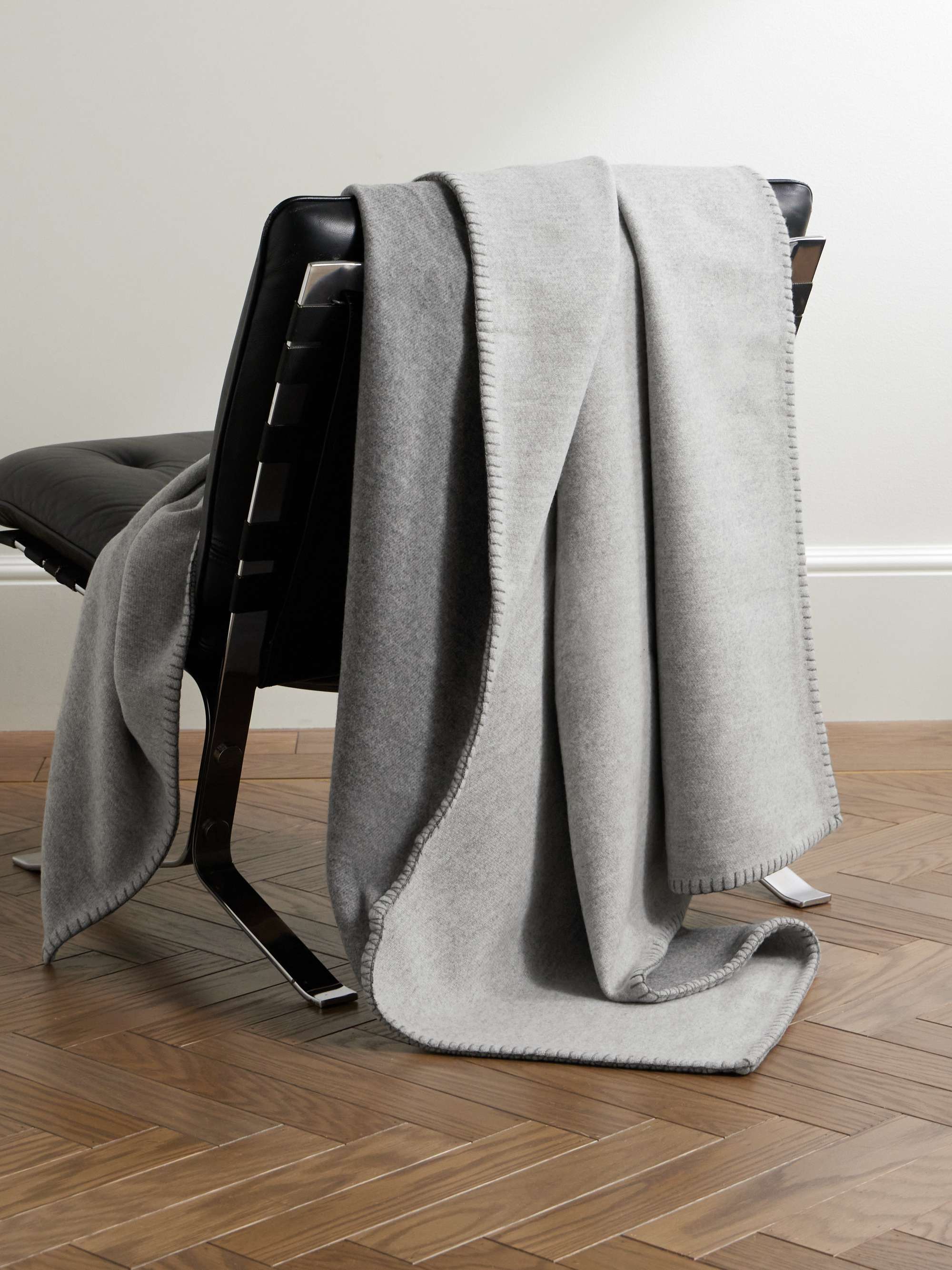 Merino Wool and Cashmere-Blend Blanket