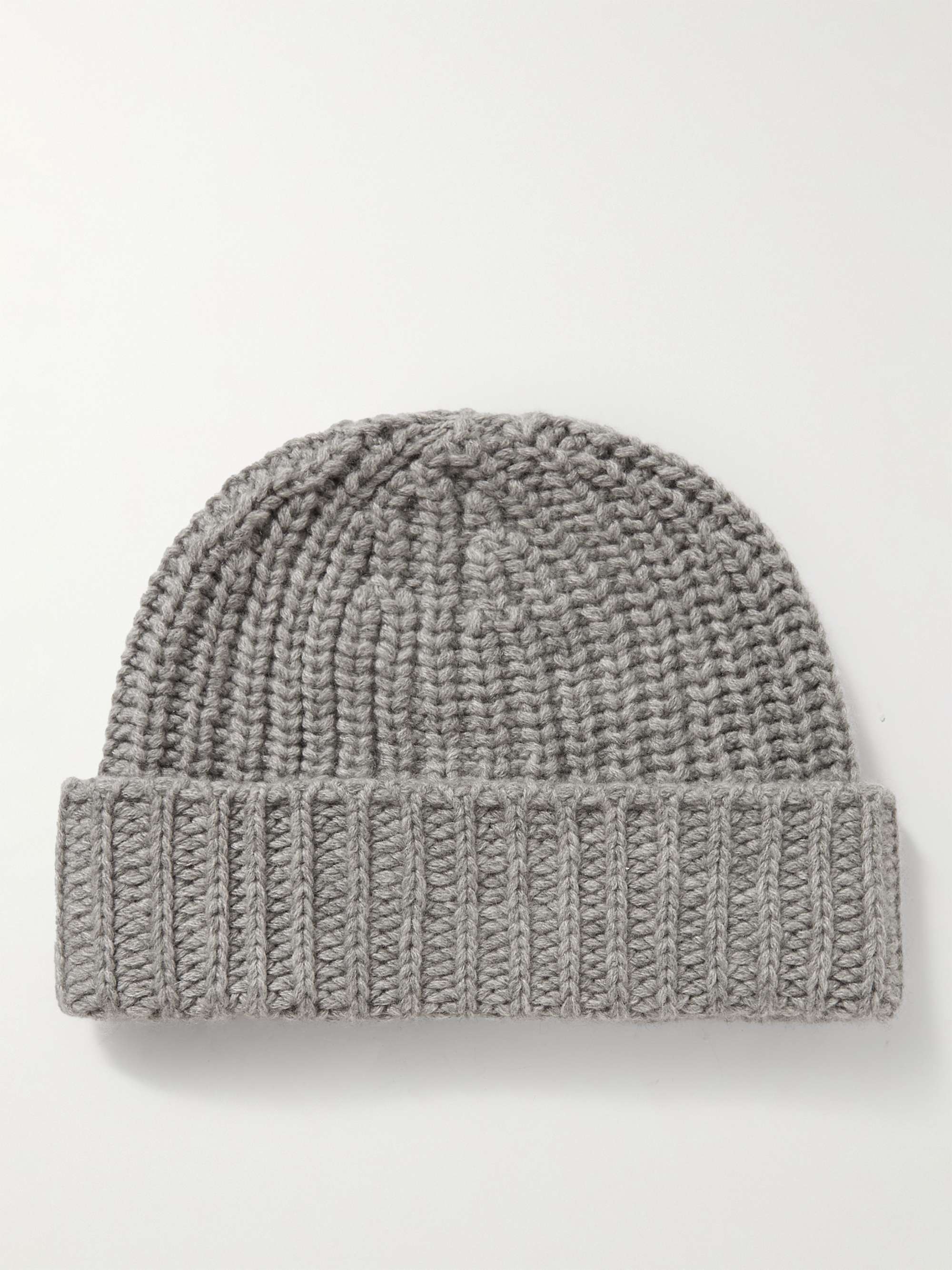 JOHNSTONS OF ELGIN Ribbed Cashmere Beanie for Men MR PORTER