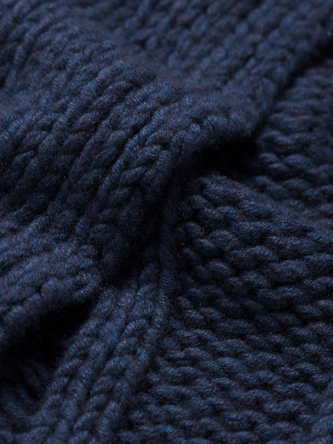Shop Johnstons Of Elgin Cable-knit Cashmere Scarf In Blue