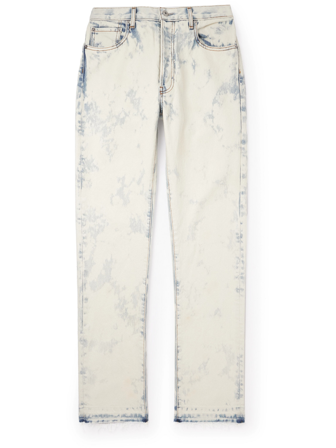 Gallery Dept. Surf Side Straight-leg Distressed Denim In Blue