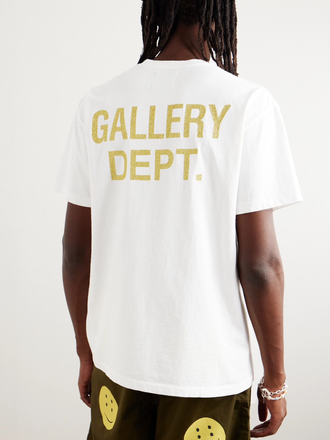 Shop Gallery Dept. Vitamin D Logo-print Cotton-jersey T-shirt In White