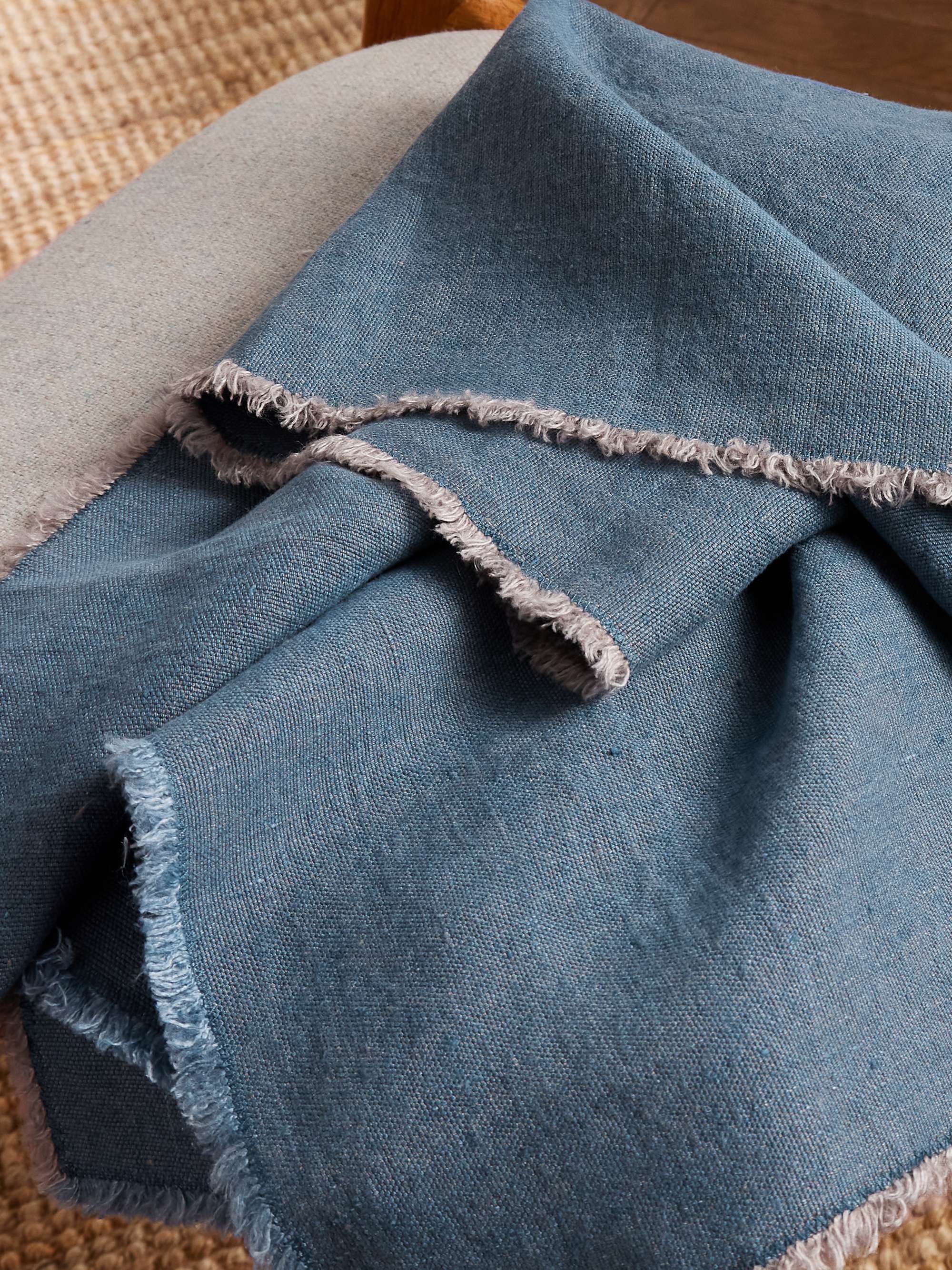 R+D.LAB Fringed Linen Table Runner