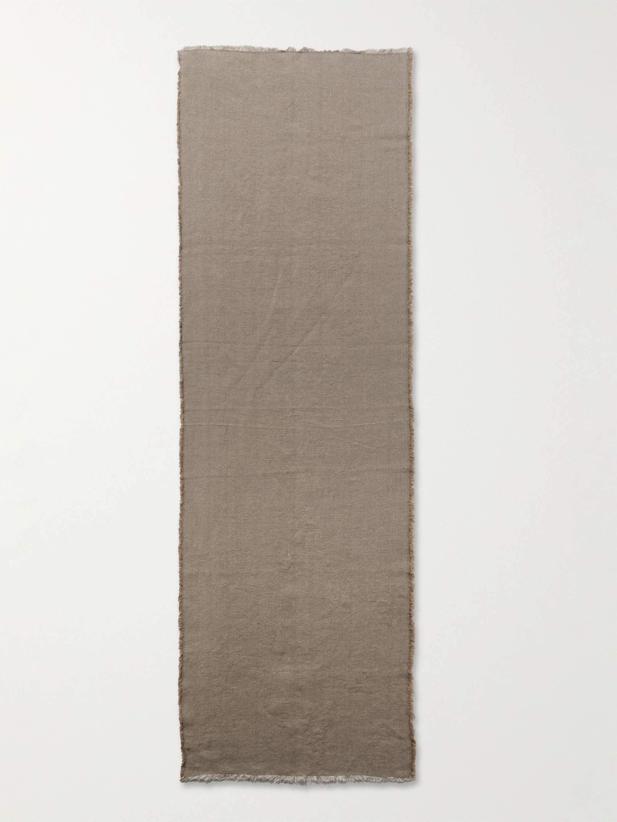 R+D.LAB Fringed Linen Table Runner
